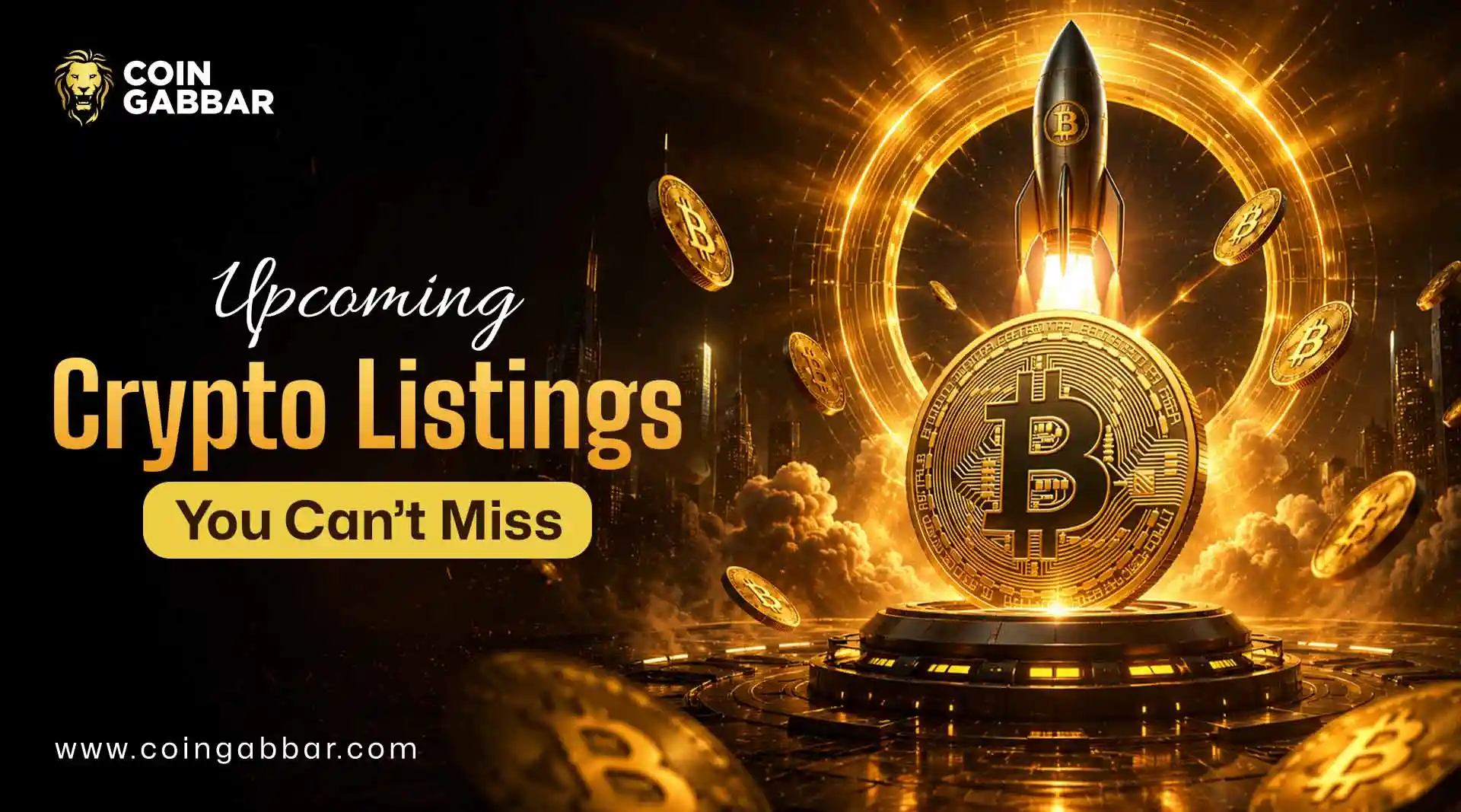 Top Upcoming crypto listings tokens chart and market opportunities