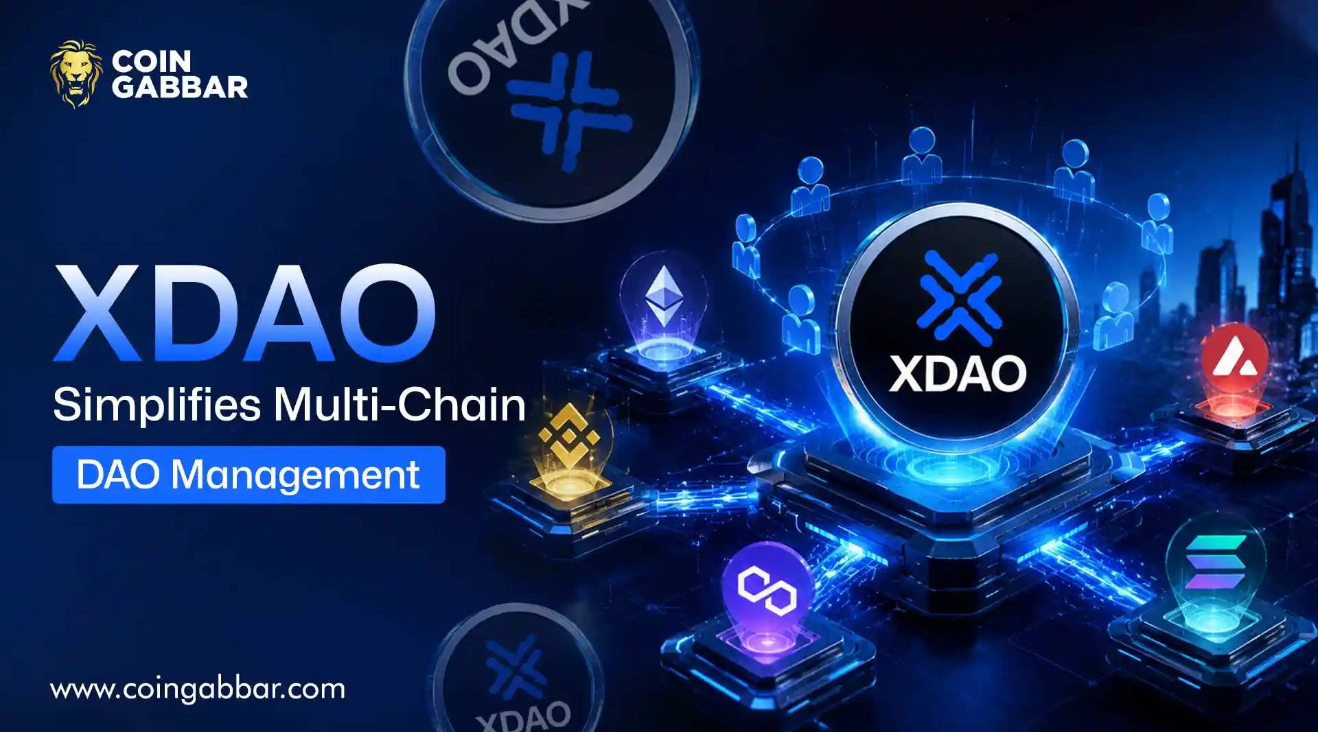 XDAO multi-chain DAO treasury management platform