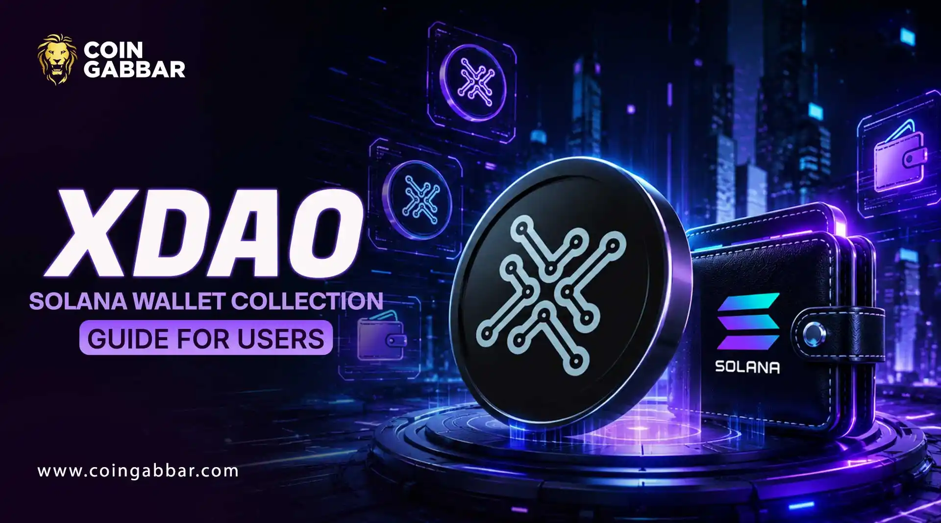 XDAO Solana Wallet Collection guide illustration