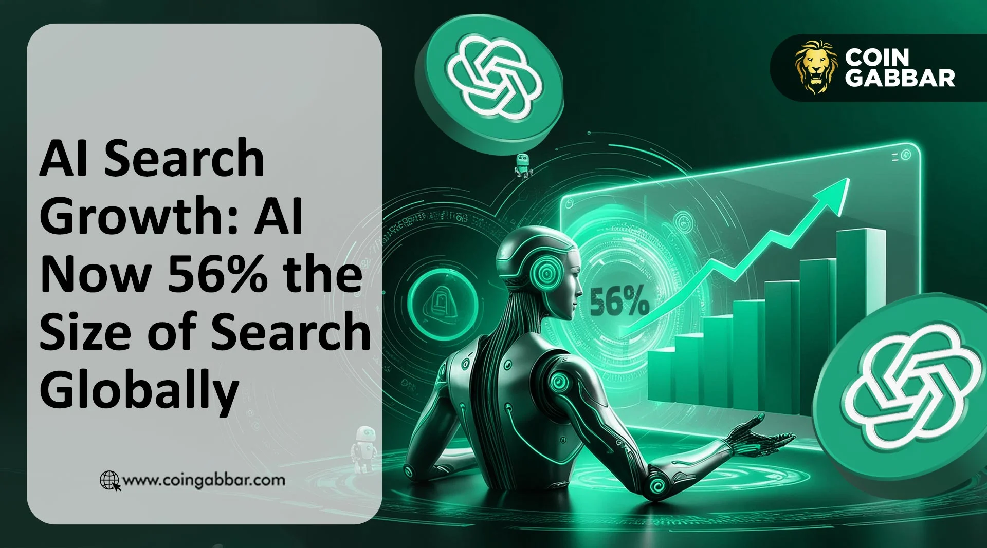 AI Search Growth Data Shows 56% Share of Global Search Traffic