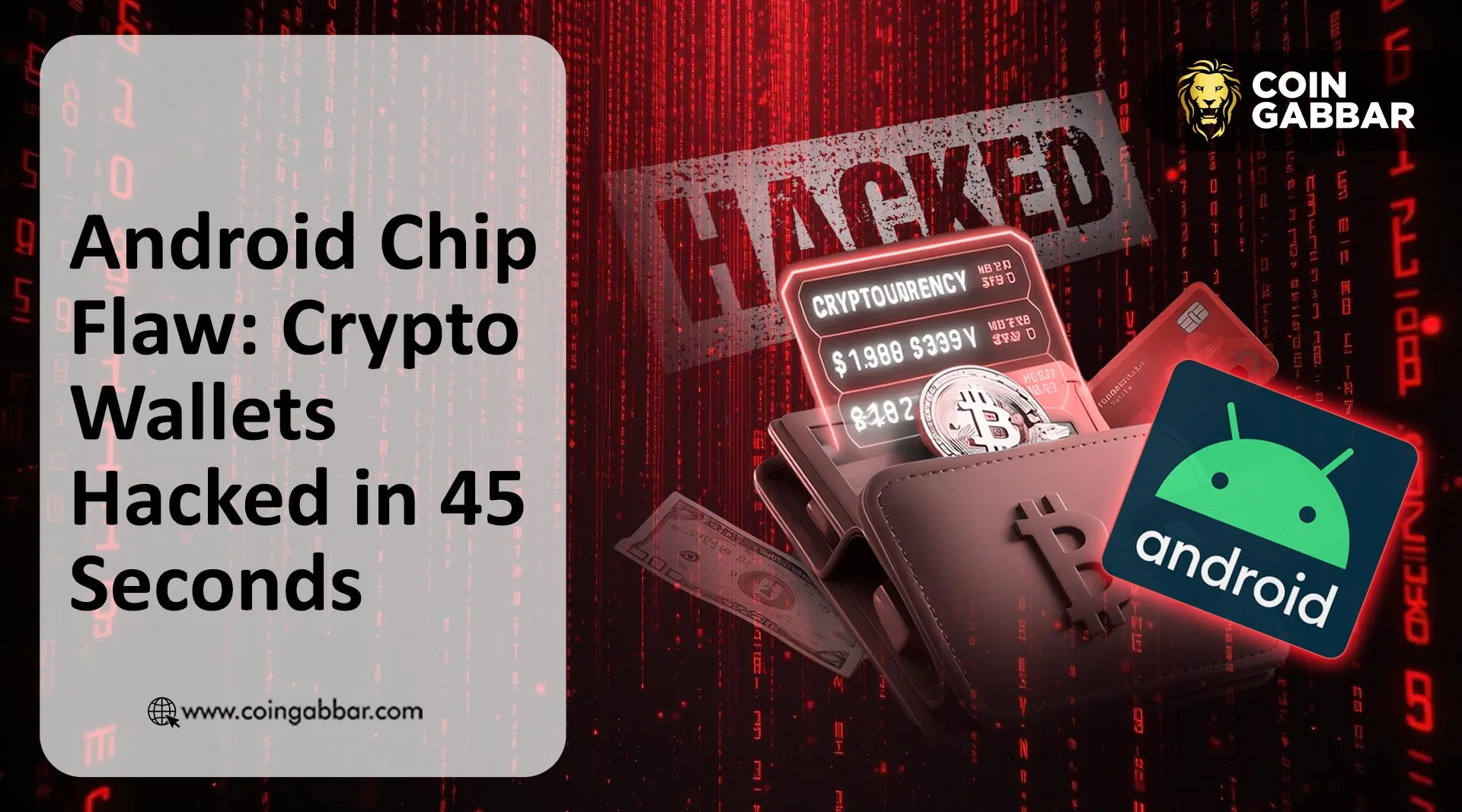 Android Chip Flaw crypto wallets security risk due to MediaTek chip vulnerability