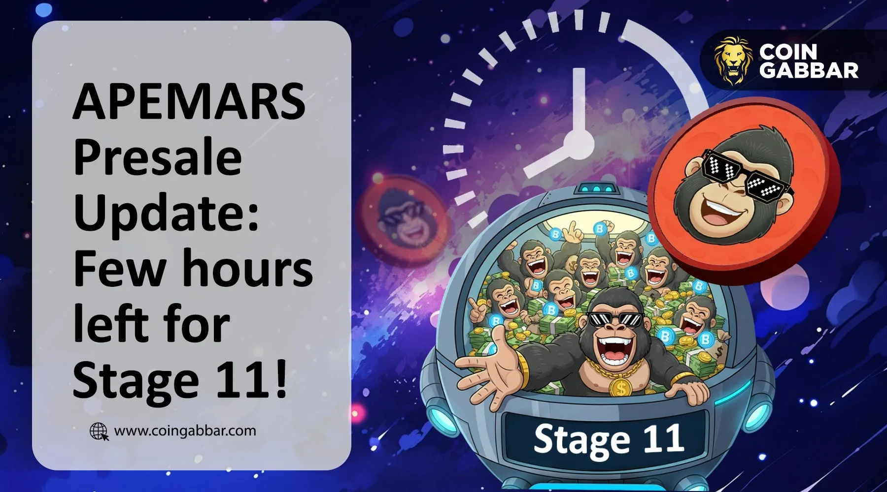 Apemars Presale Ends in Few Hours