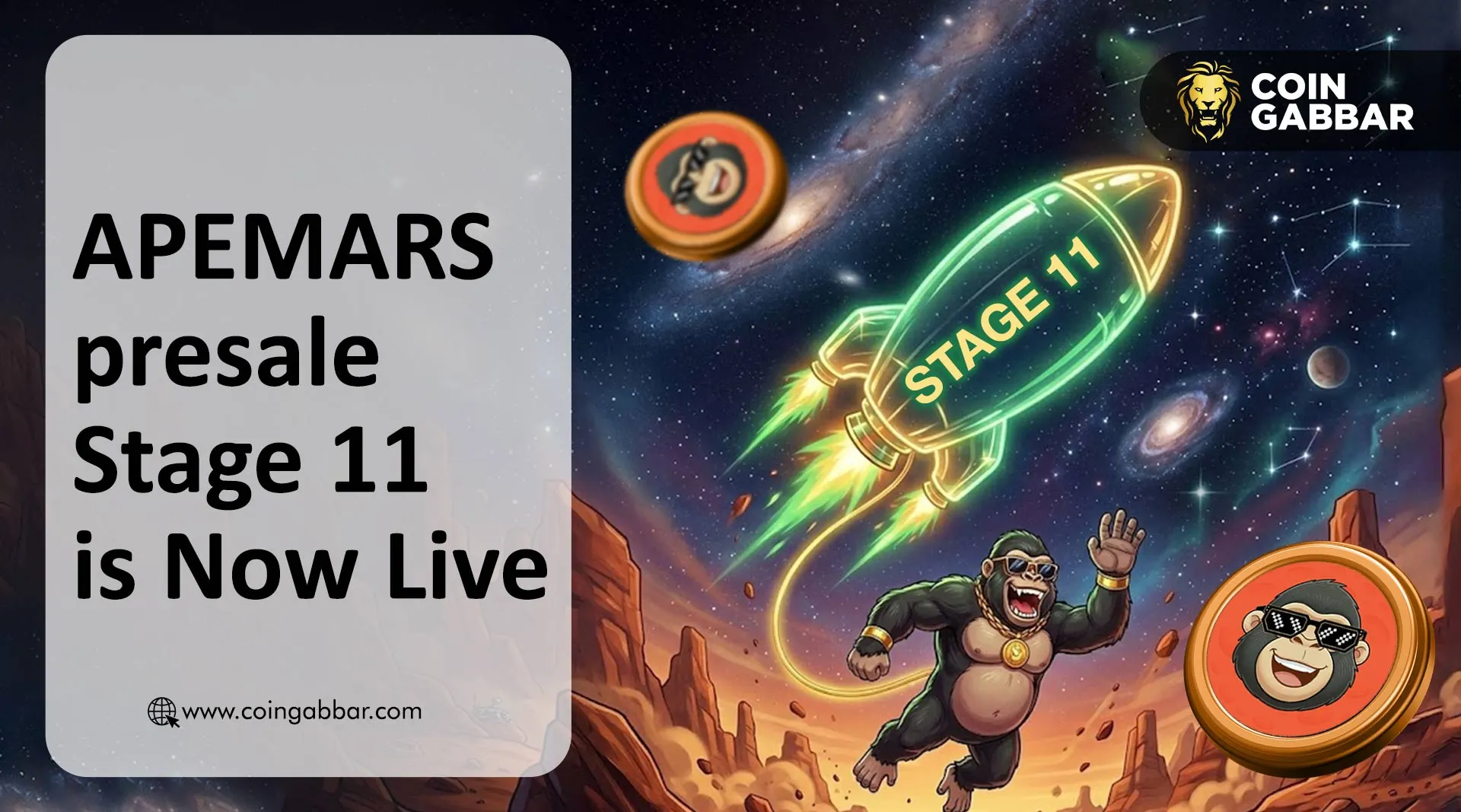 APEMARS Presale Stage 11: 5,000% ROI Potential