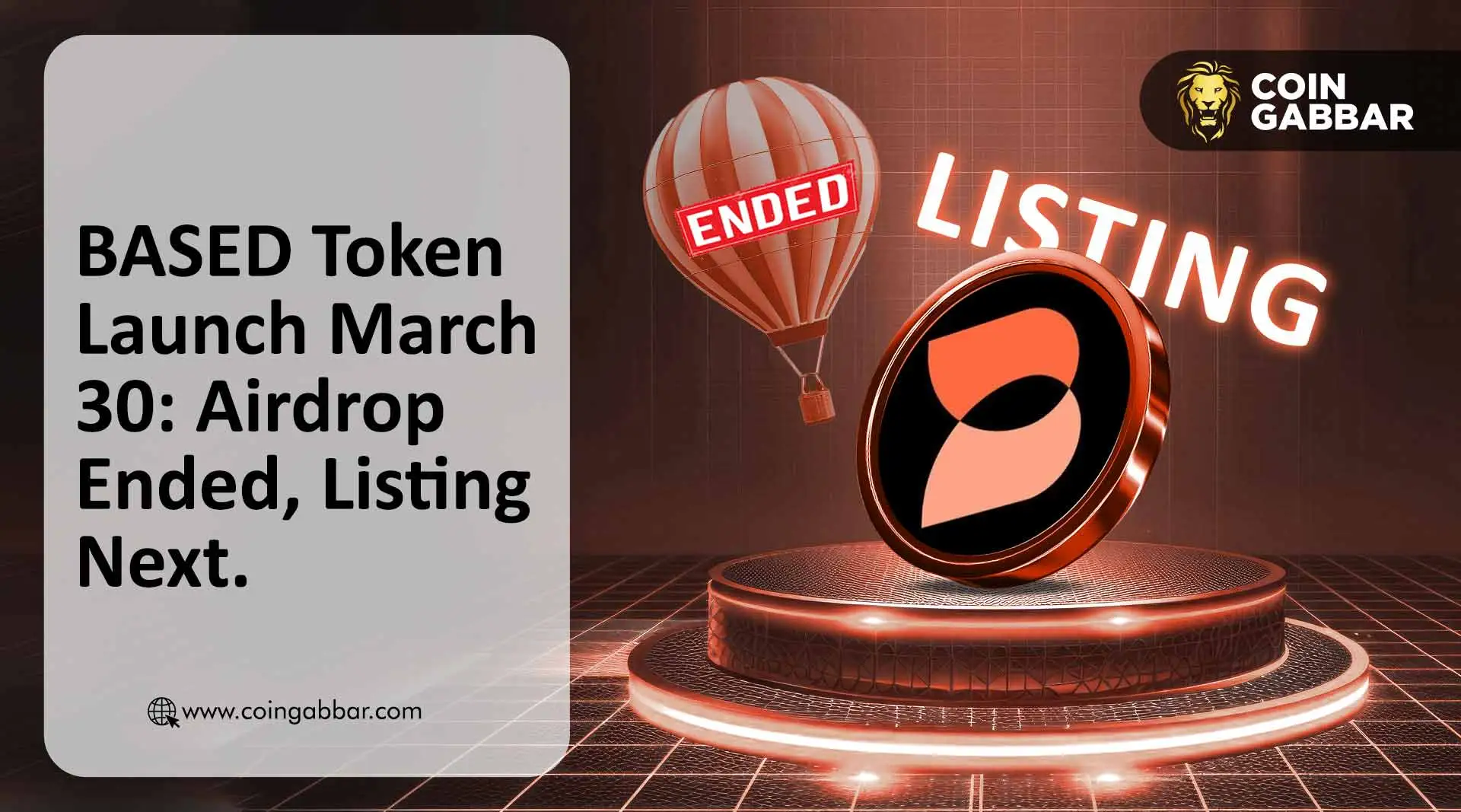 BASED Token Launch March 30: Airdrop Ended, Listing Next