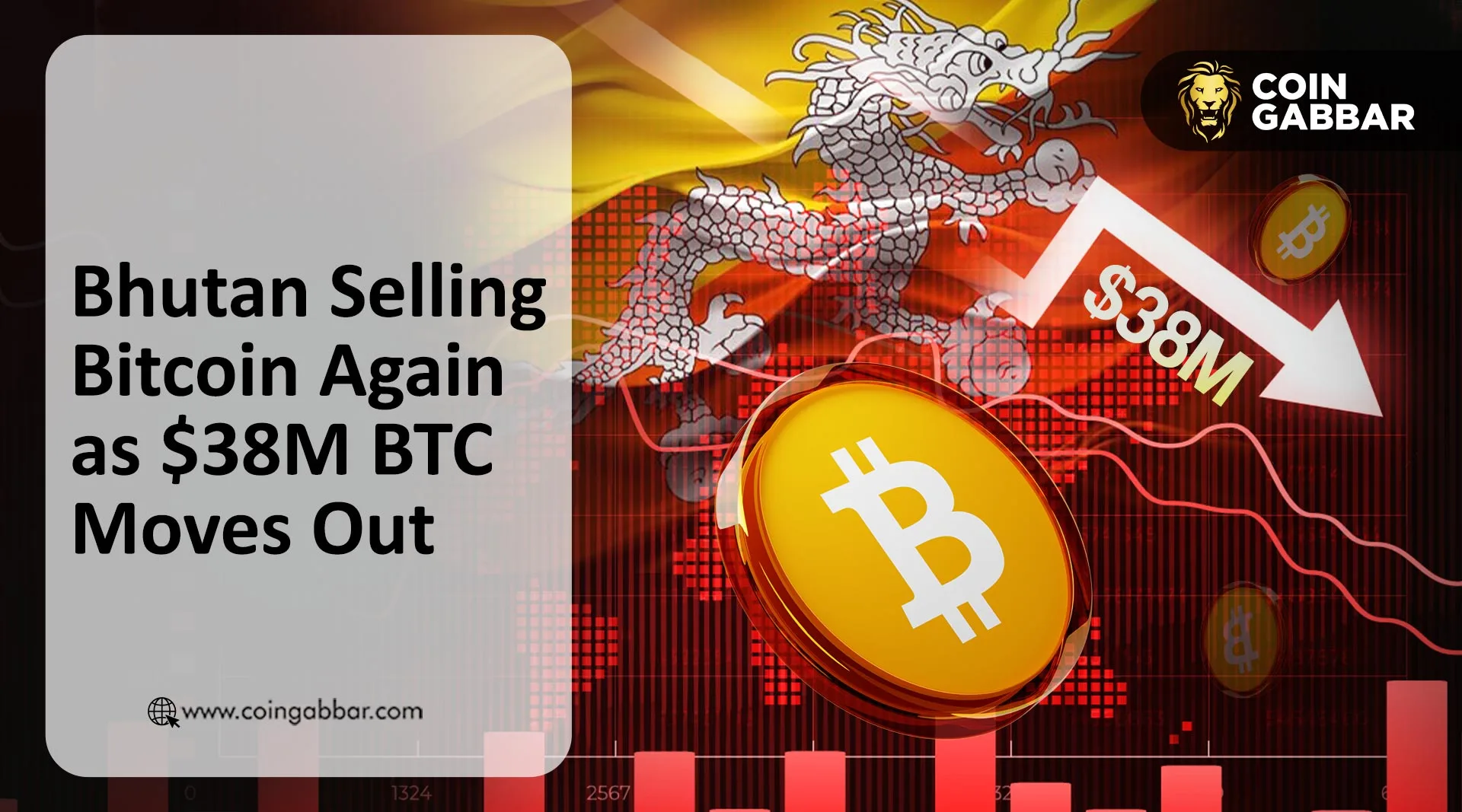 Bhutan Selling Bitcoin Again as $38M BTC Moves Out