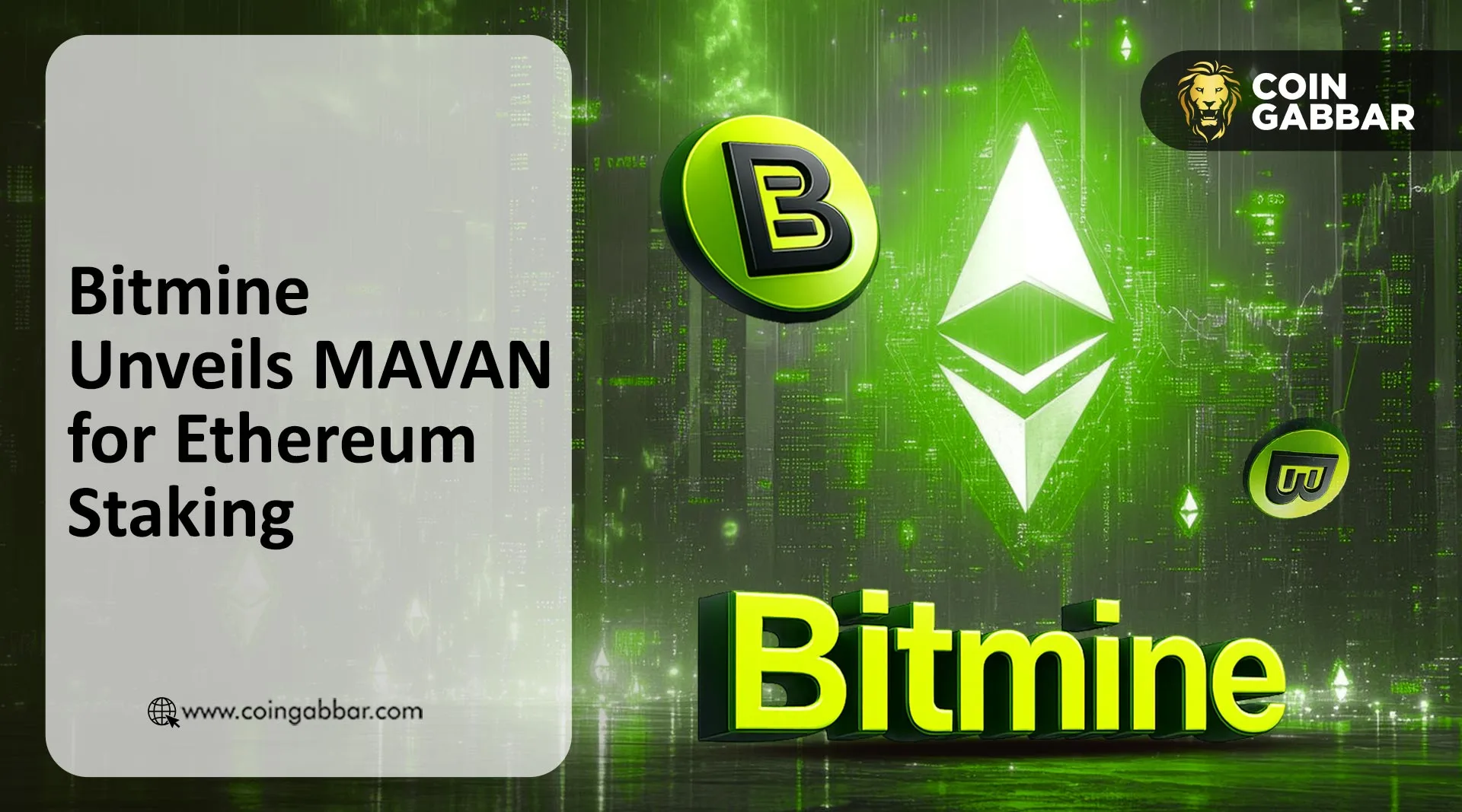 Bitmine Ethereum Staking Platform MAVAN
