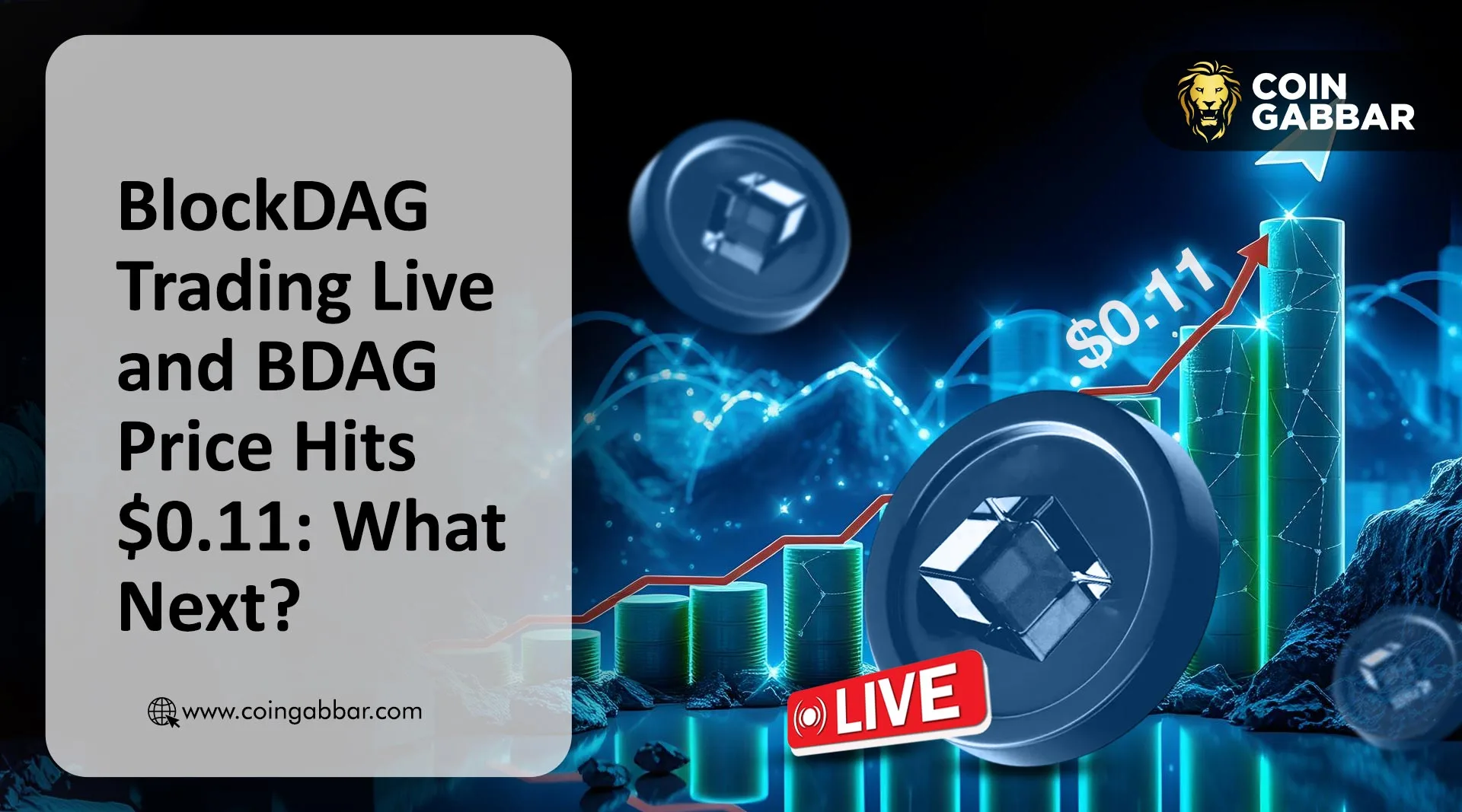 BDAG Trading Live and BlockDAG Price Hits $0.11: What Next?