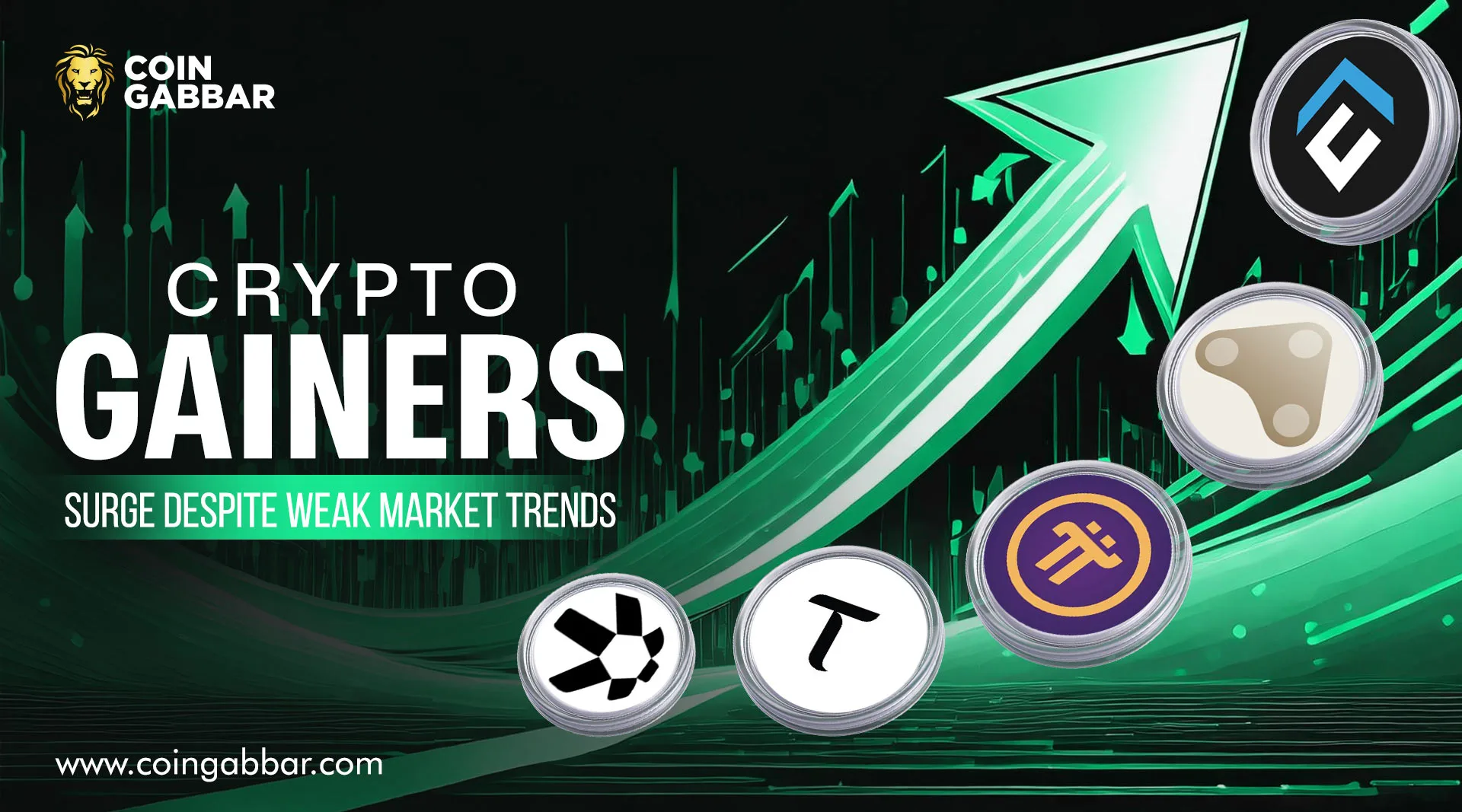 Crypto Gainers Surge Despite Weak Market Trends