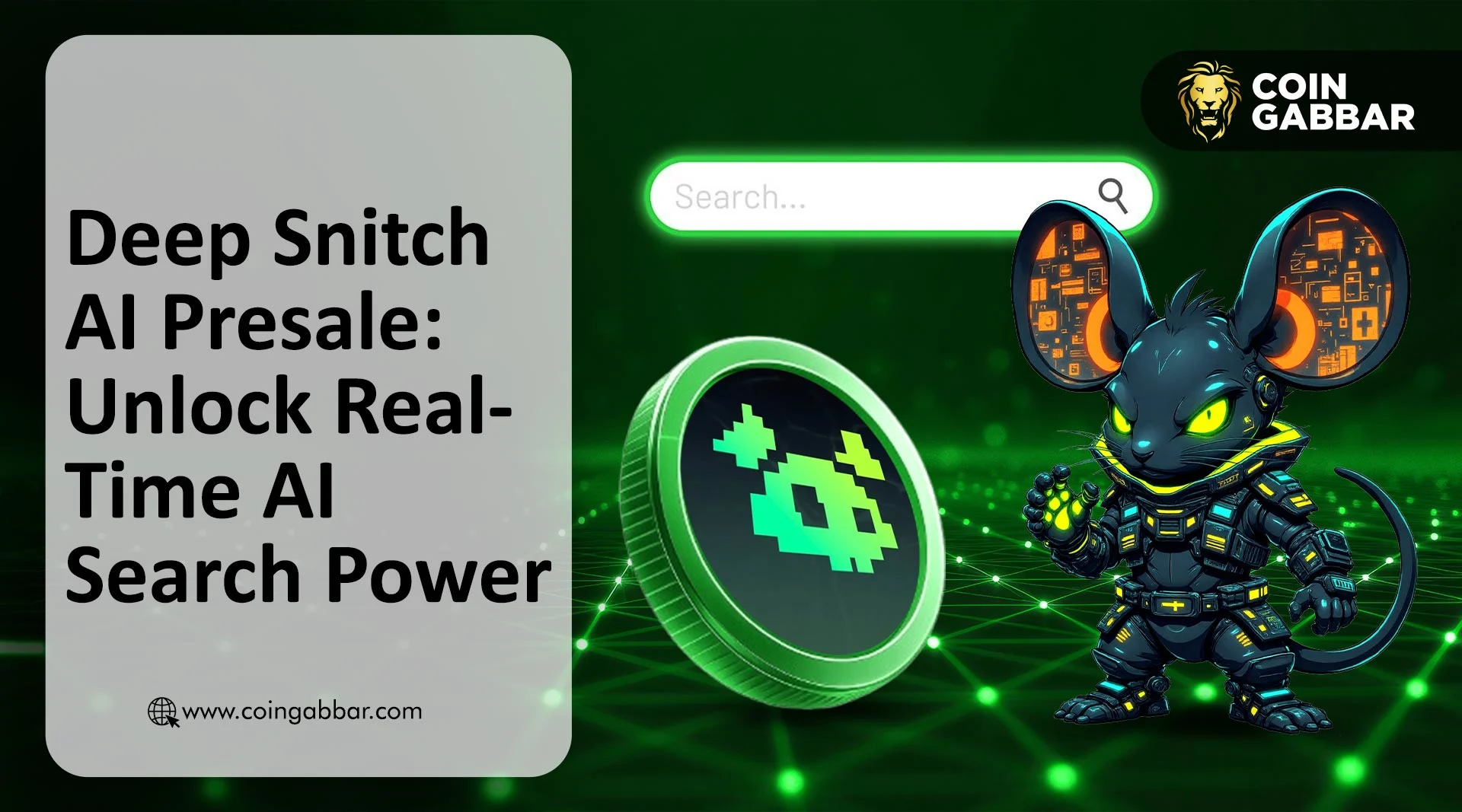 DeepSnitch AI Presale: Unlock Real-Time AI Search Power