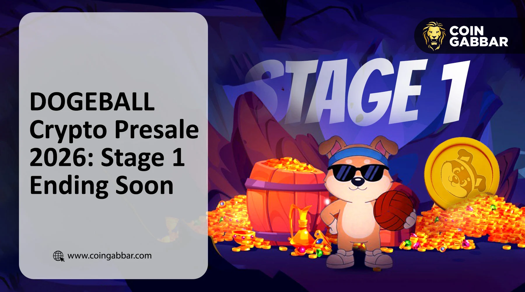 dogeball crypto presale showing $139,830 raised and 505 participants.