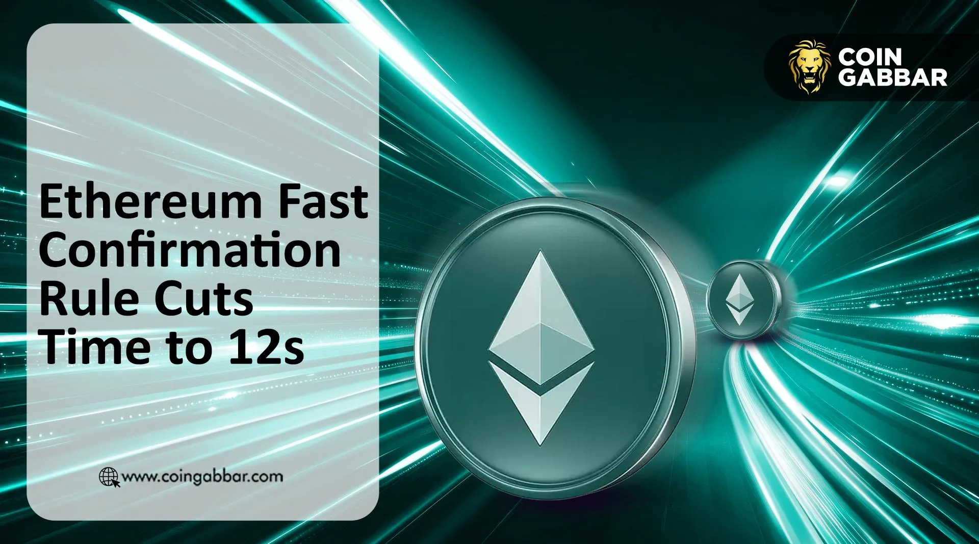 Ethereum fast confirmation rule reduces confirmation time to 12 seconds