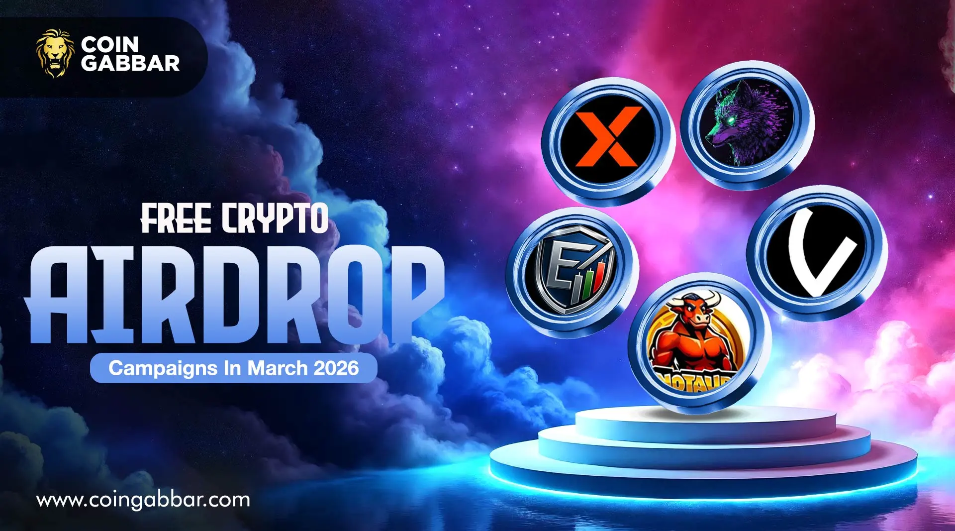 Free Crypto Airdrops Campaigns In March 2026