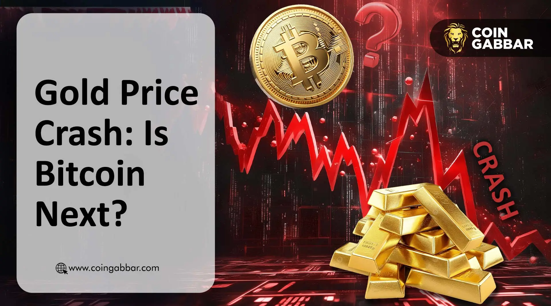 Gold and Bitcoin Crash