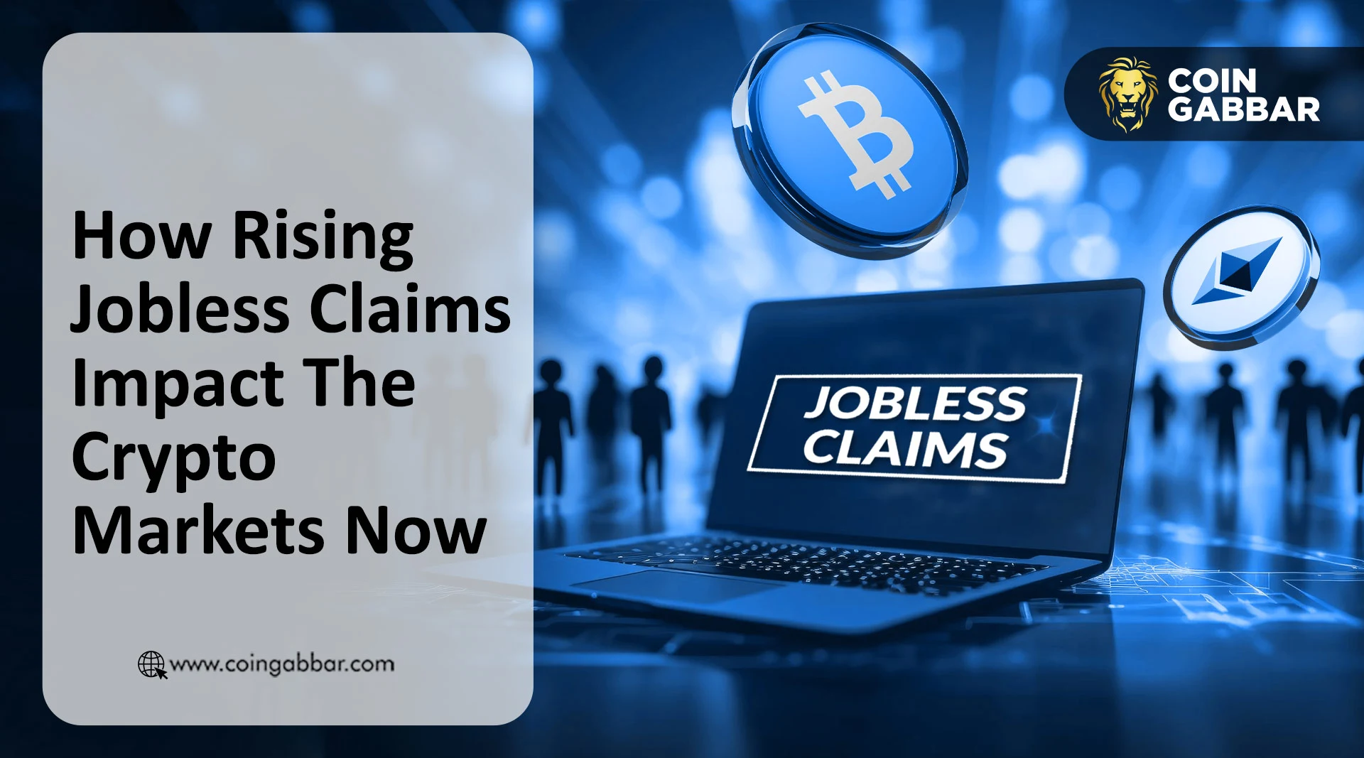 Jobless claims data impacting Bitcoin and Ethereum price action.