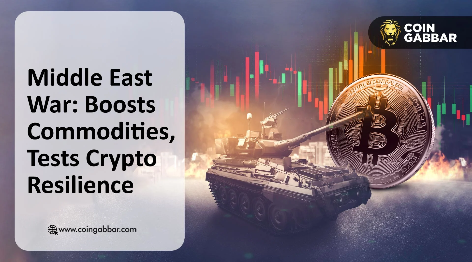 Middle East War: Boosts Commodities, Tests Crypto Resilience