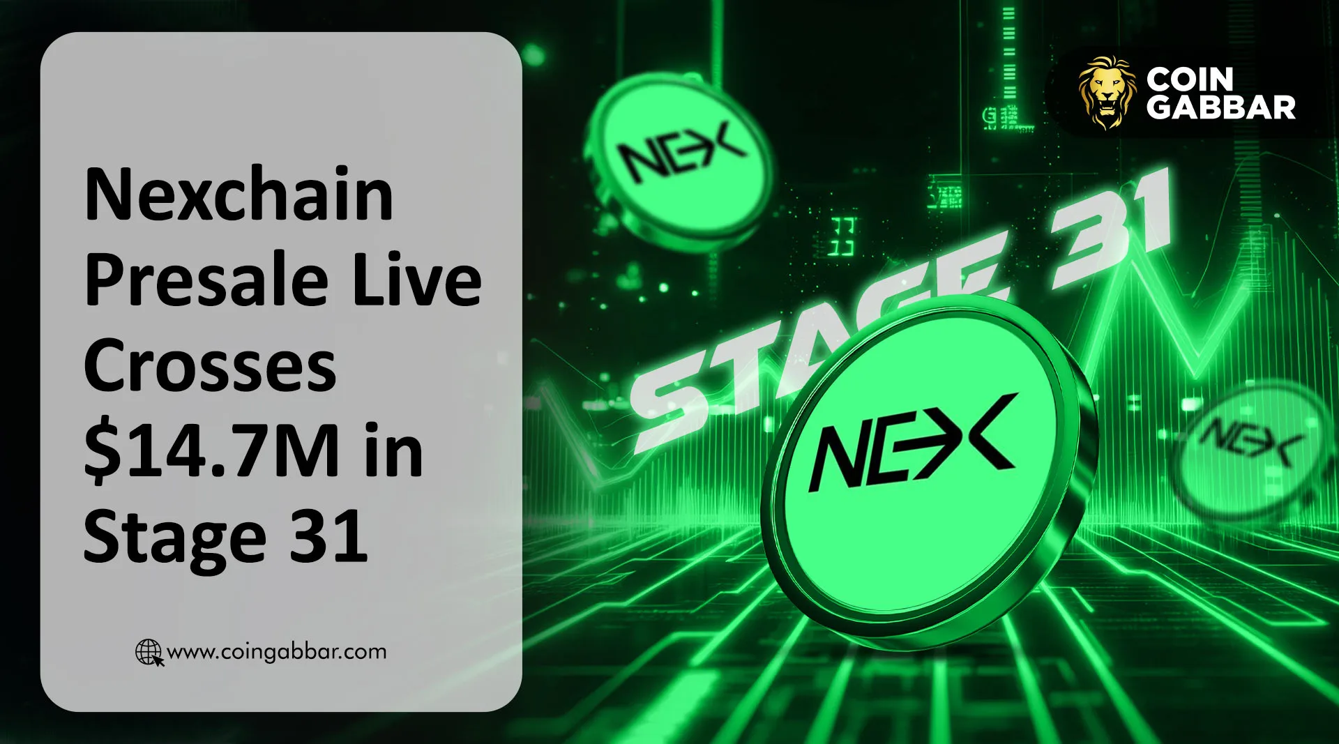 Nexchain Presale Live Crosses $14.7M in Stage 31