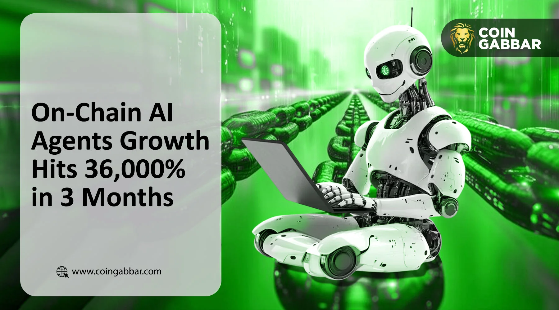 On-Chain AI Agents Growth Hits 36,000% in 3 Months