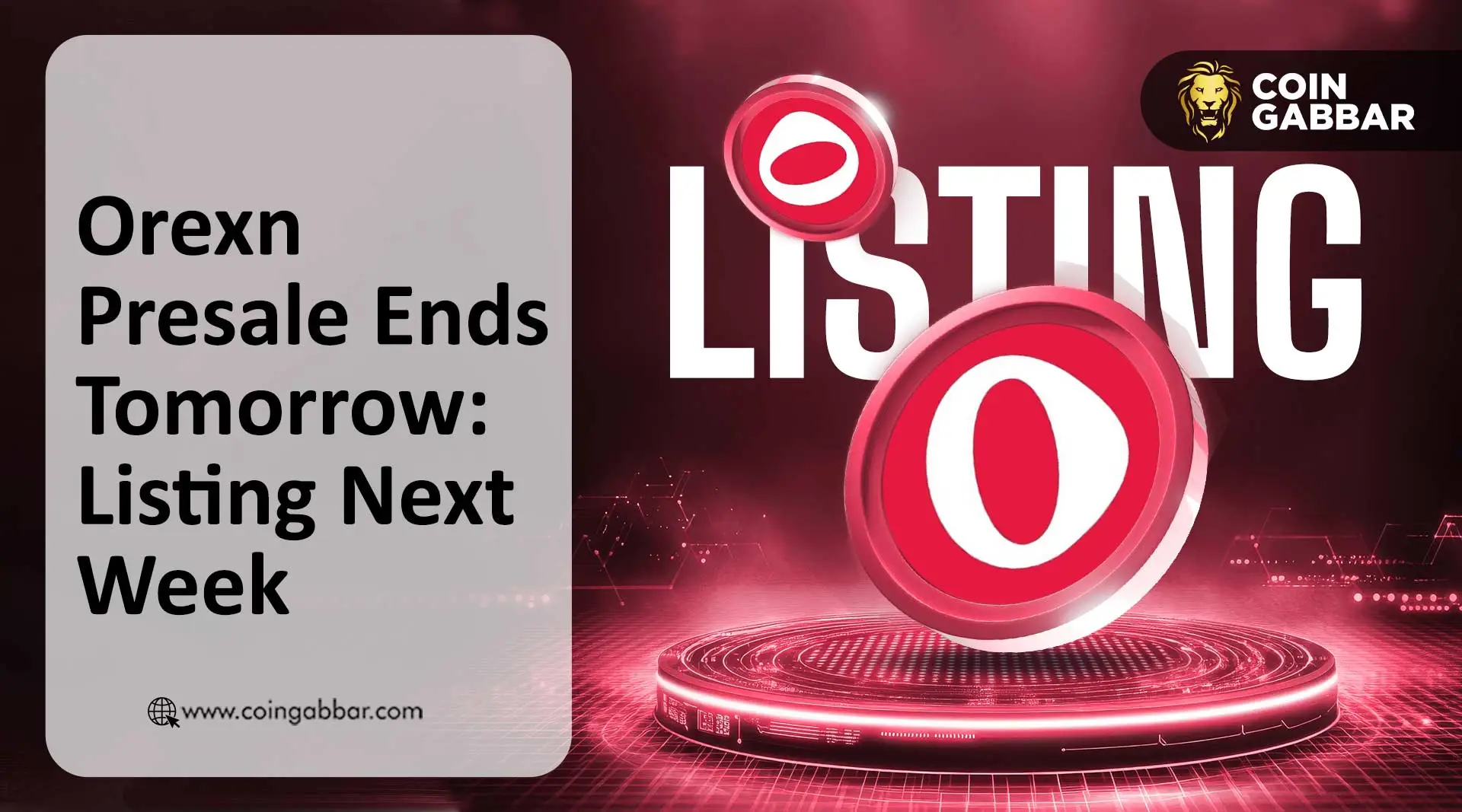 Orexn Airdrop Listing Date Out