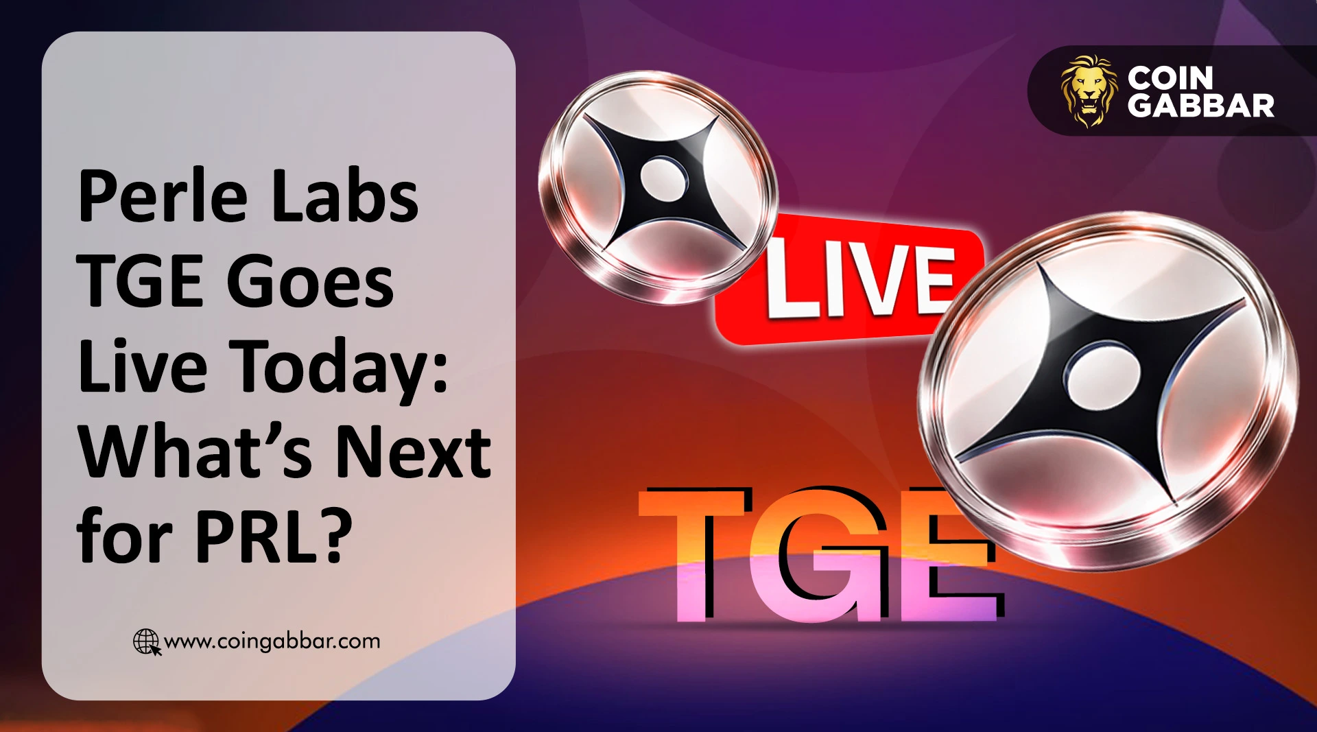 Perle Labs TGE Goes Live Today: What’s Next for PRL?