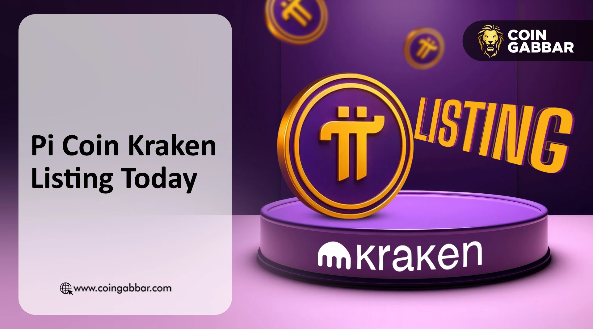 Pi Coin Kraken Listing Today