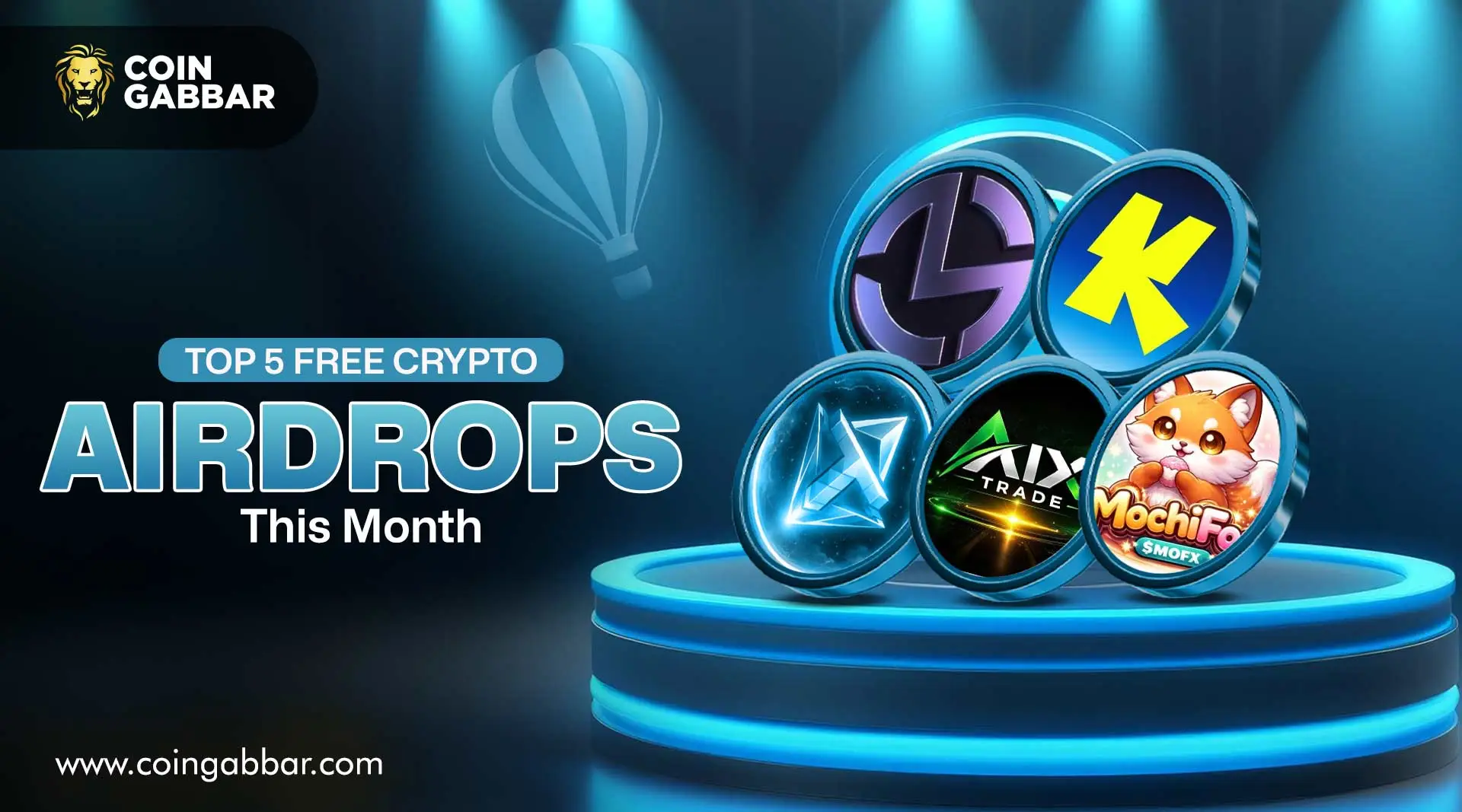 Top 5 Free Crypto Airdrops This Month