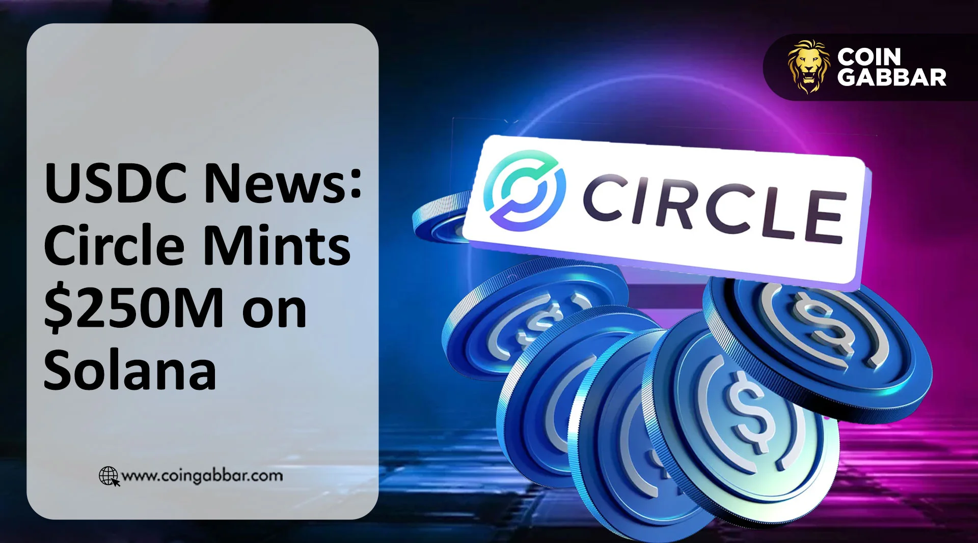 USDC News $250M Mint