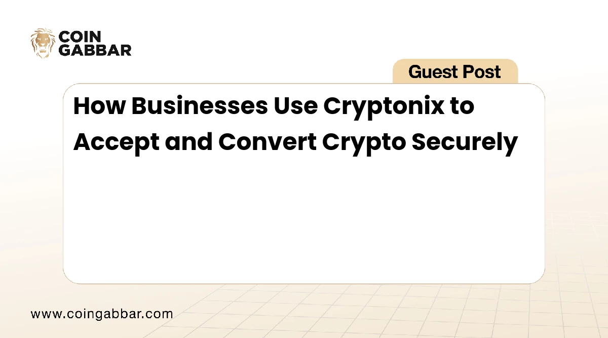 Accept and Convert Crypto for Business with Cryptonix