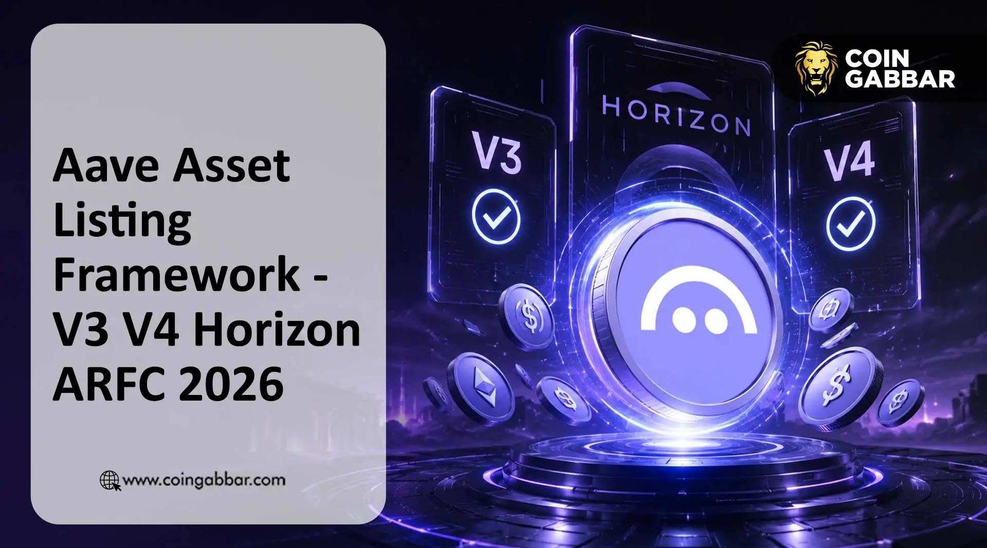 Aave Asset Listing Framework ARFC proposal V3 V4 Horizon