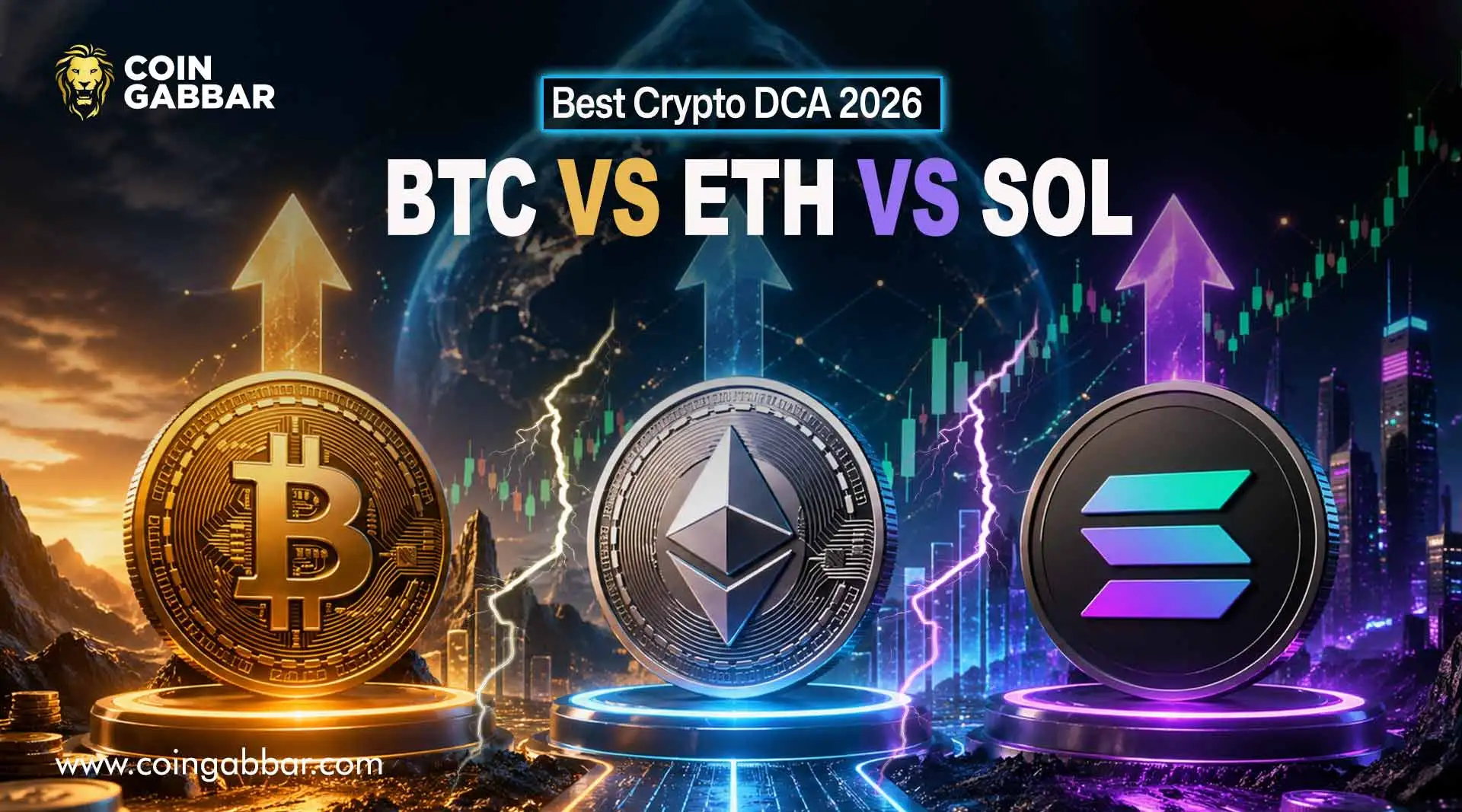 Best Crypto to DCA 2026: BTC vs ETH vs SOL