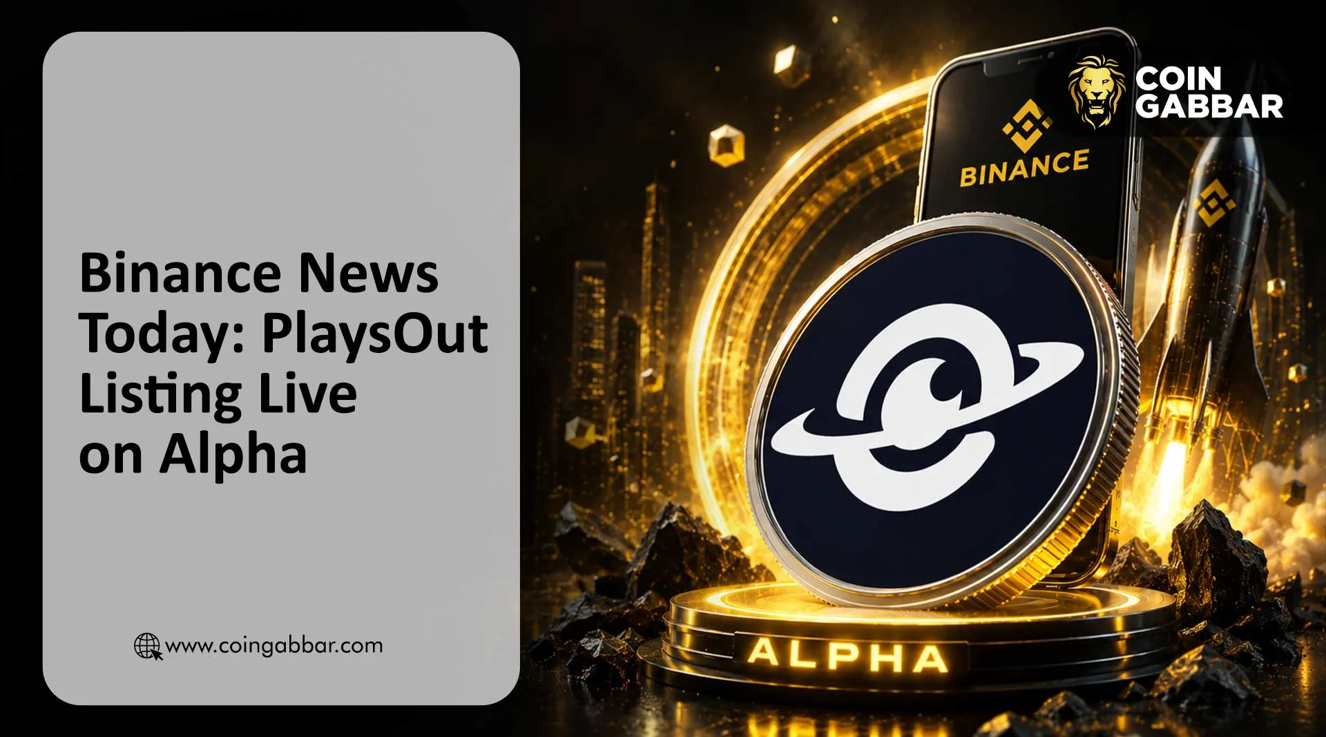 Binance News Today: PlaysOut Listing Live on Alpha