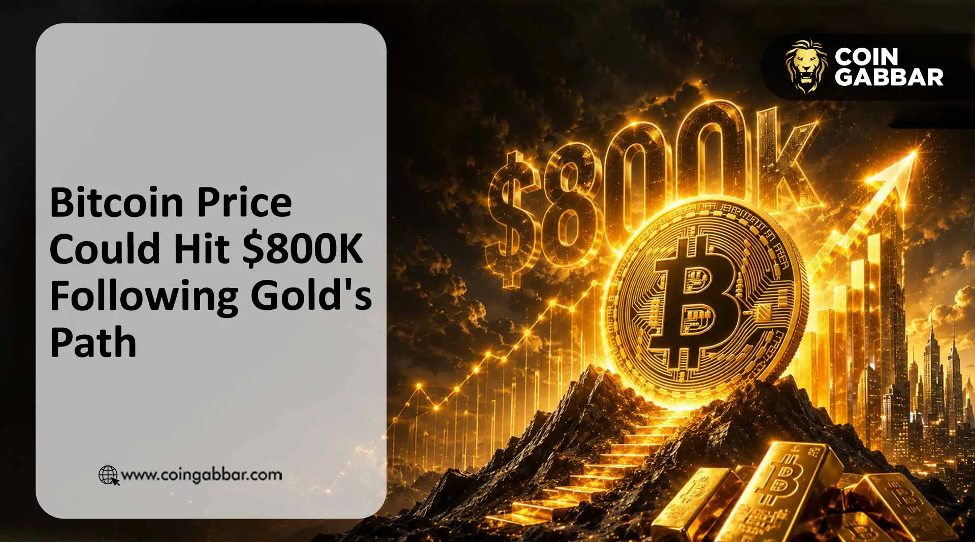 Bitcoin Could hit $800K as Gold and Google Charts Hint