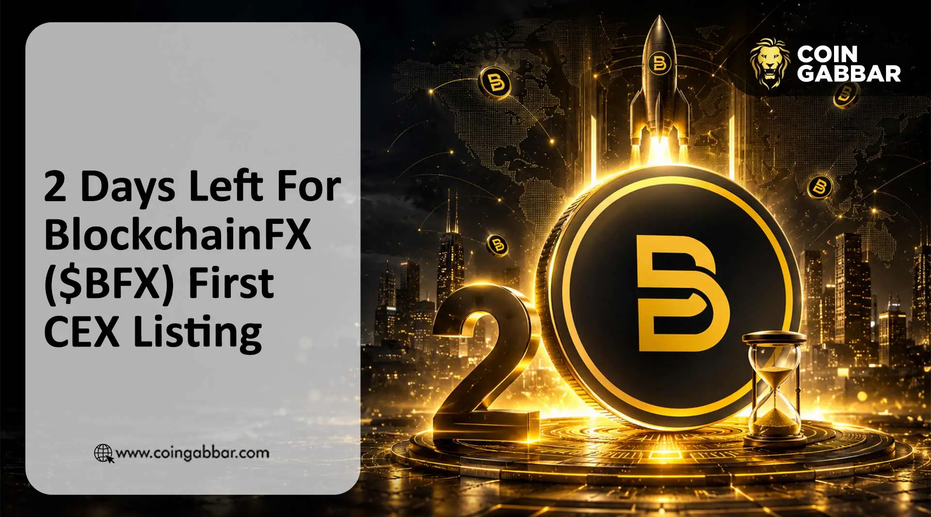 2 Days Left For BlockchainFX ($BFX) First CEX Listing