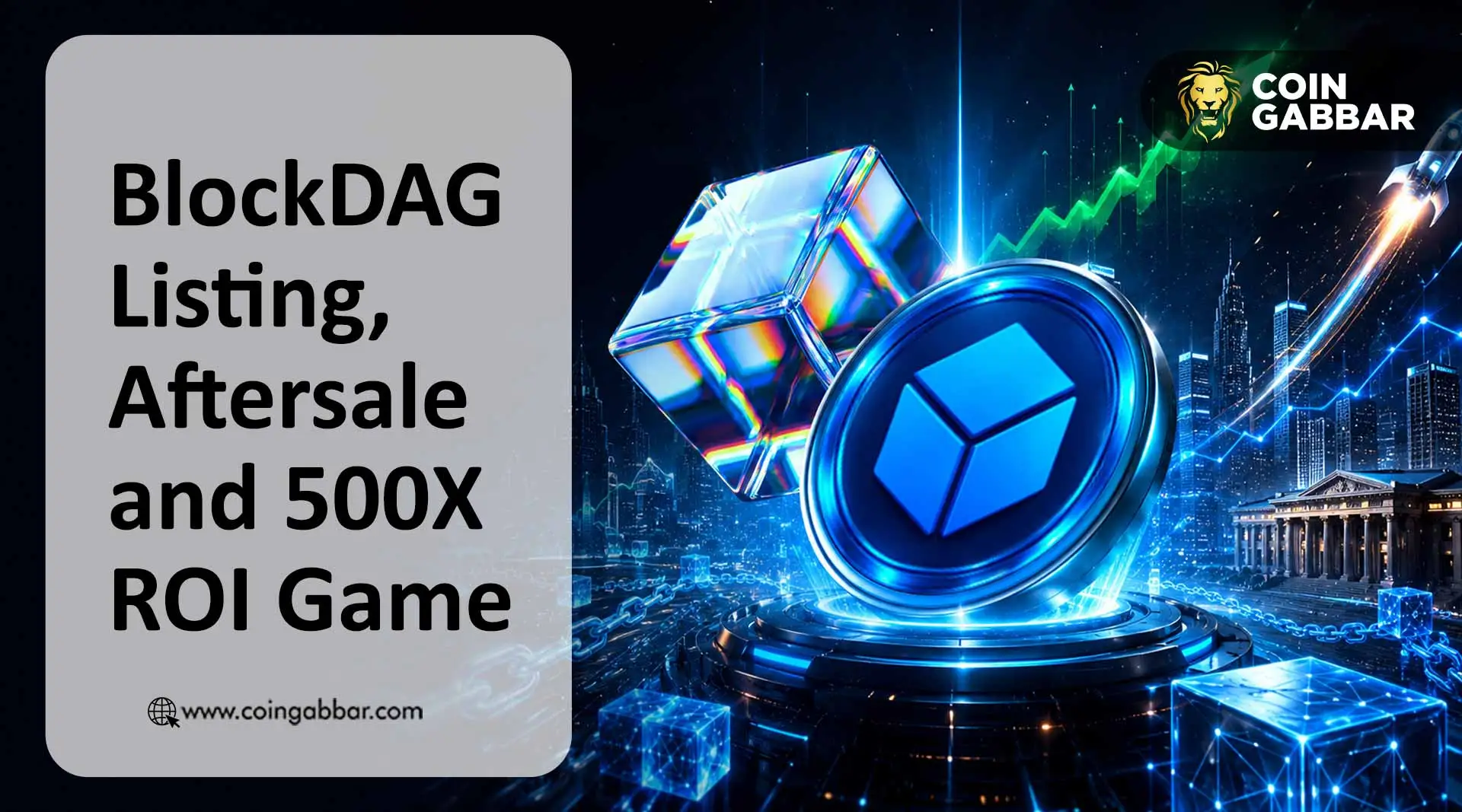 BlockDAG listing date final 72 hours to aftersale end and 500X ROI