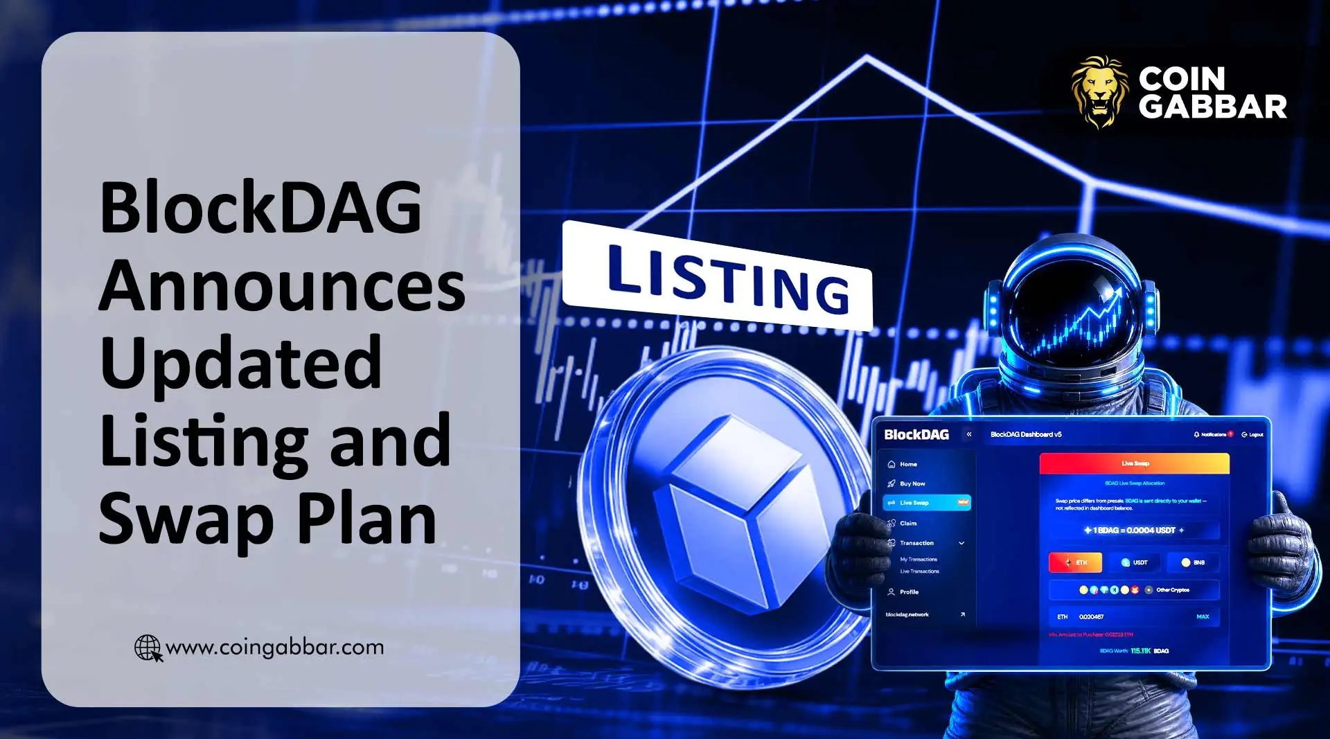 BlockDAG listing date May 2026 plan BDAG swap
