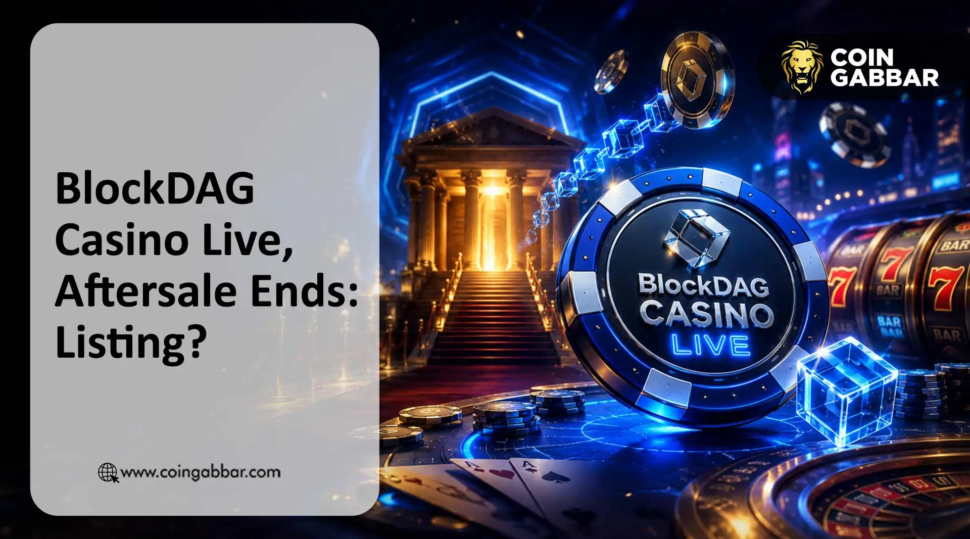 BlockDAG listing date after casino and swap launch