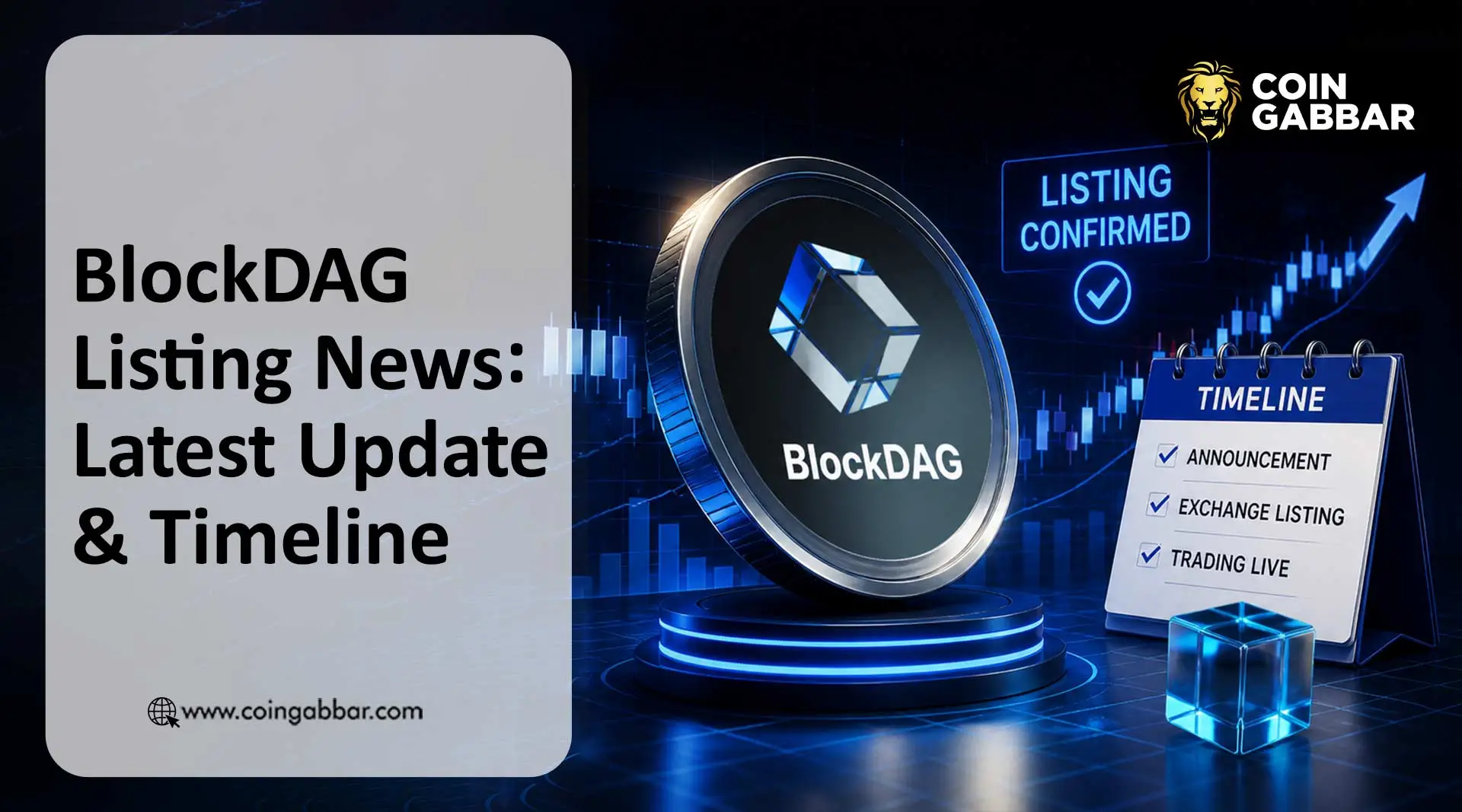 BlockDAG listing date Toobit CoinW May 4 chart