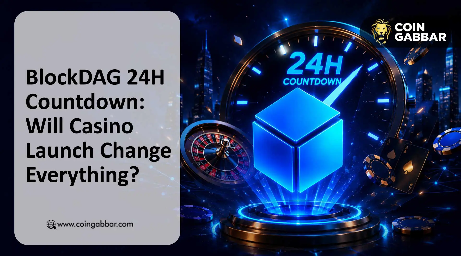 BlockDAG 24H Countdown: Will Casino Launch Change Everything?