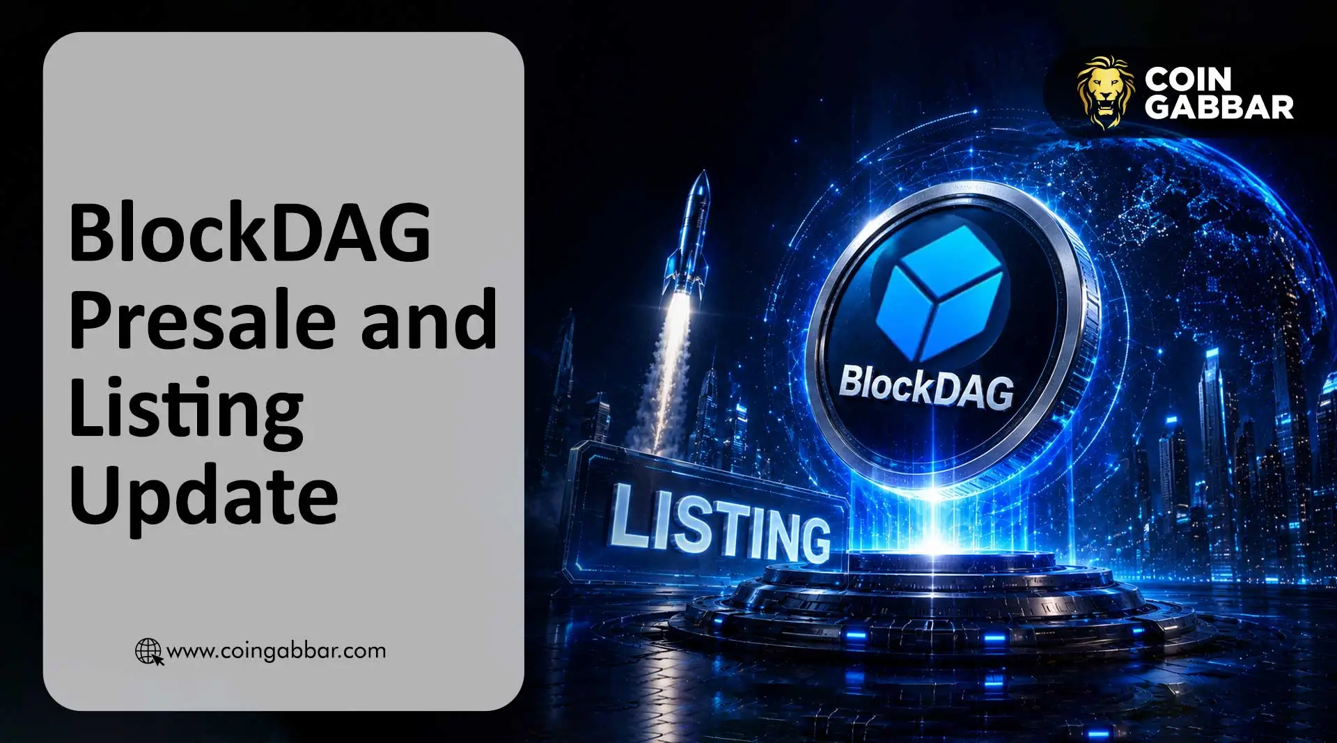 BlockDAG presale and BDAG listing date update 2026