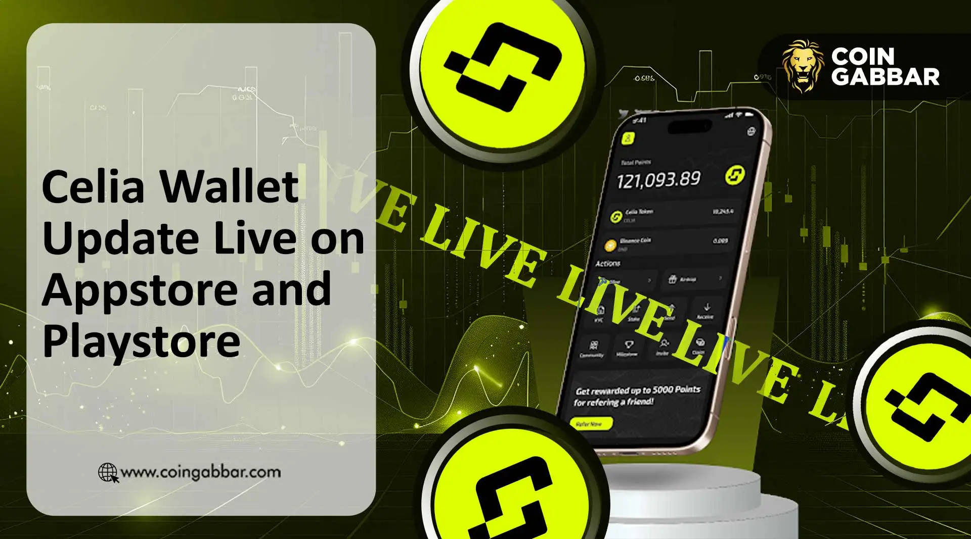 Celia Wallet Latest Update Live on App store