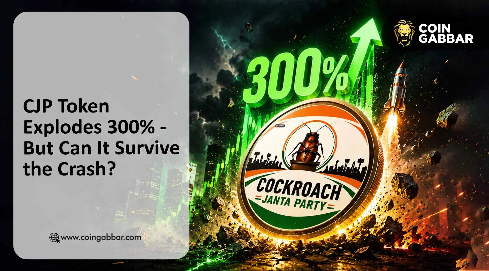 CJP Token Explodes 300% — But Can It Survive the Crash?