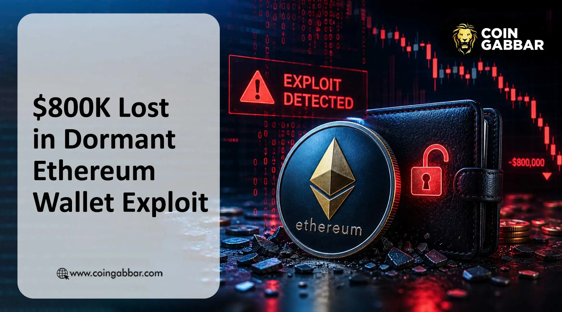$800K Lost in Dormant Ethereum Wallet Exploit