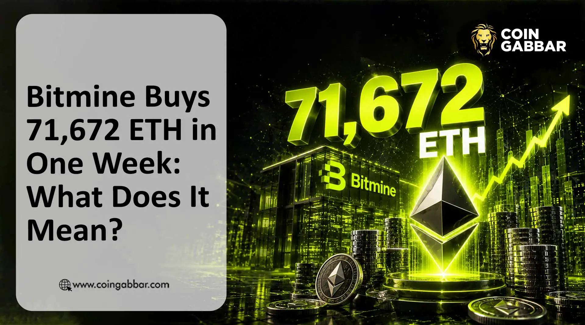 Bitmine Buys 71,672 ETH in One Week: What Does It Mean for Ethereum?