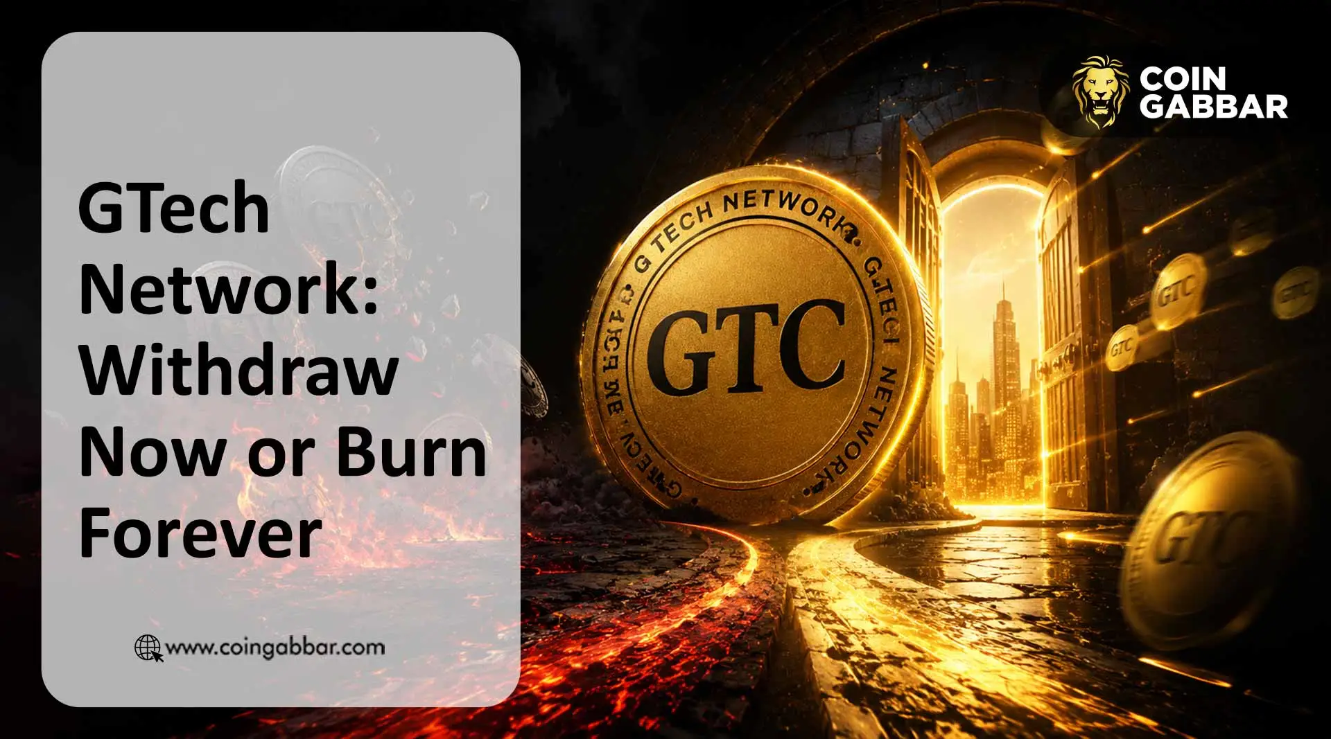 GTech Network GTC token 48 hours withdrawal deadline