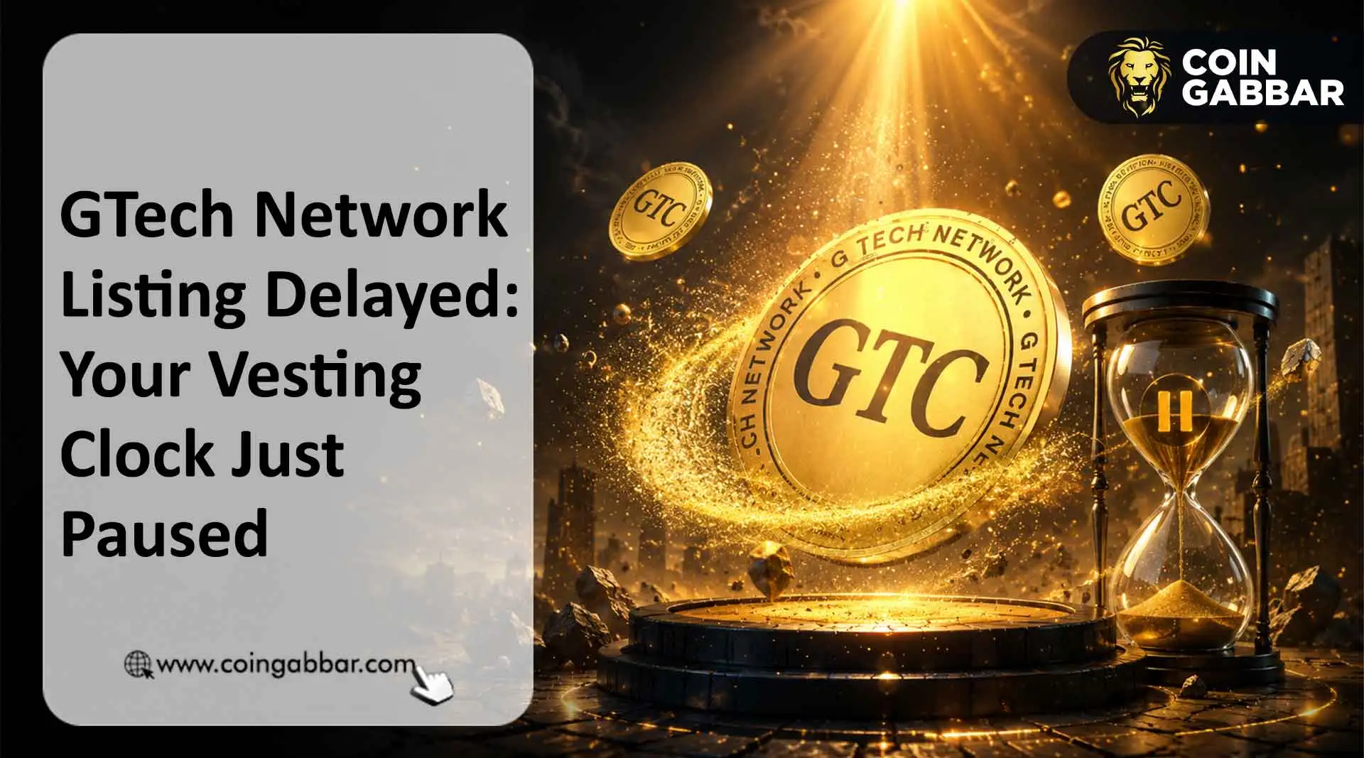 GTech Network listing delay GTC token holder guide miners