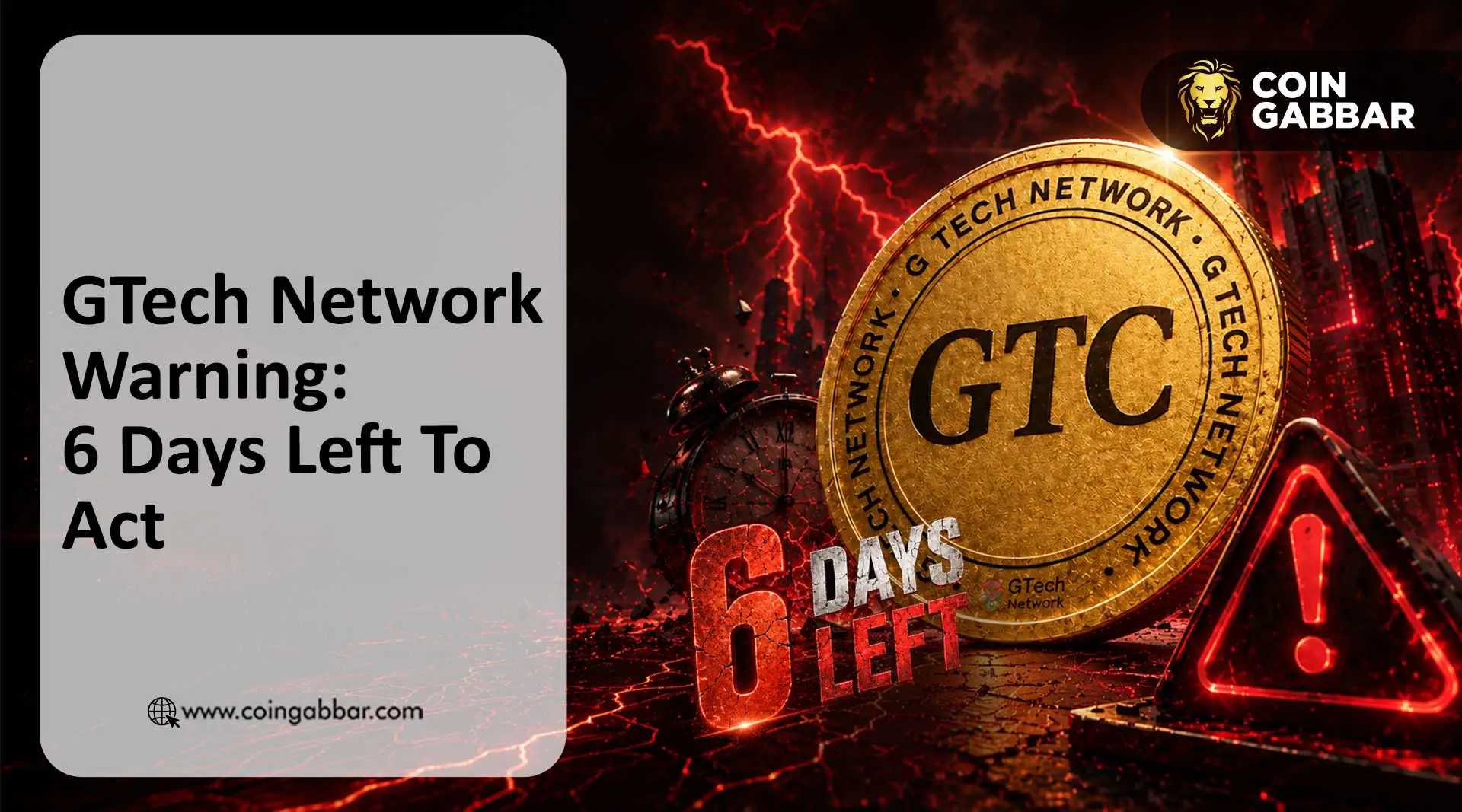 GTech Network GTC token May 30 2026 listing deadline