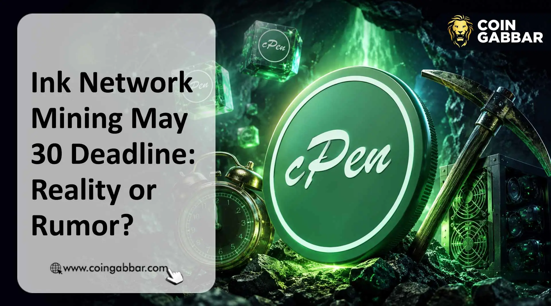 INK Token Mining Ends Today or Runs Till July cPen Team Reveals