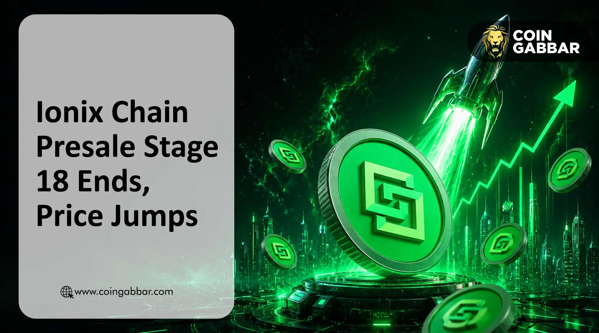 Ionix chain presale Stage 19 live IONX price $0.030 May 12 2026 update
