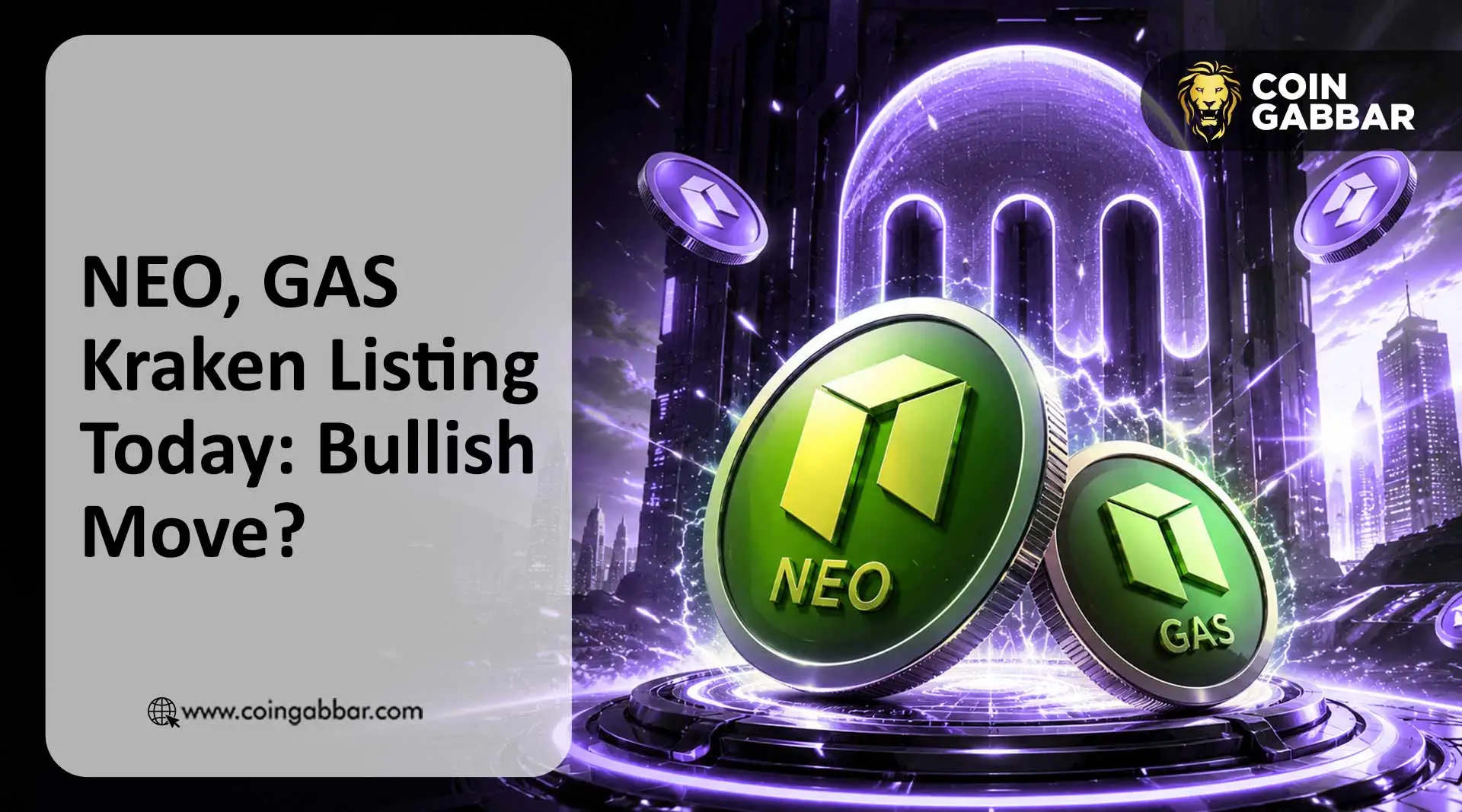 Kraken listing NEO and GAS token price prediction