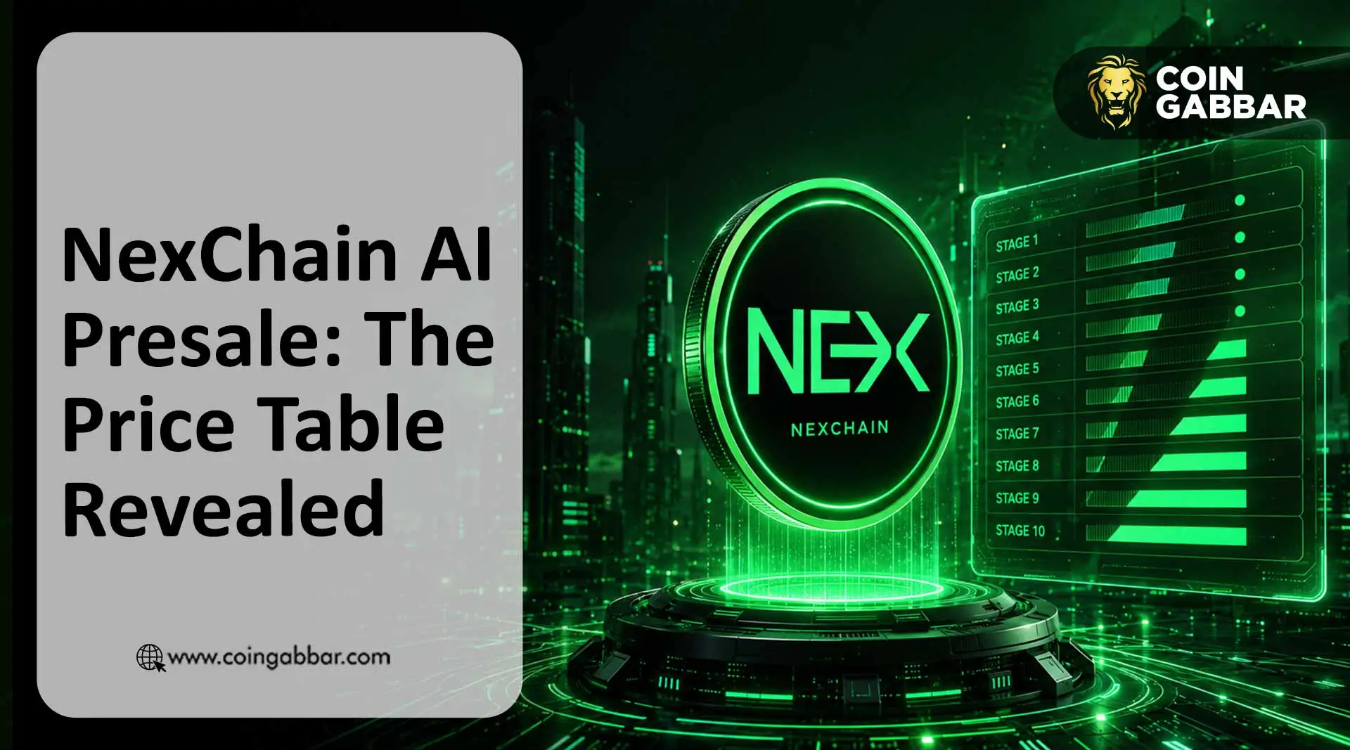 NexChain AI presale Stage 33 live at 0.132 USDT raised