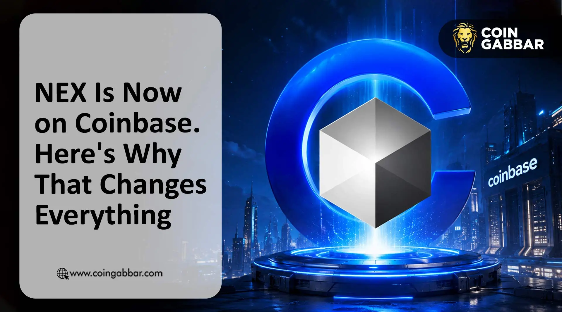 Nexus Is Now on Coinbase. Here Why It Changes Everything